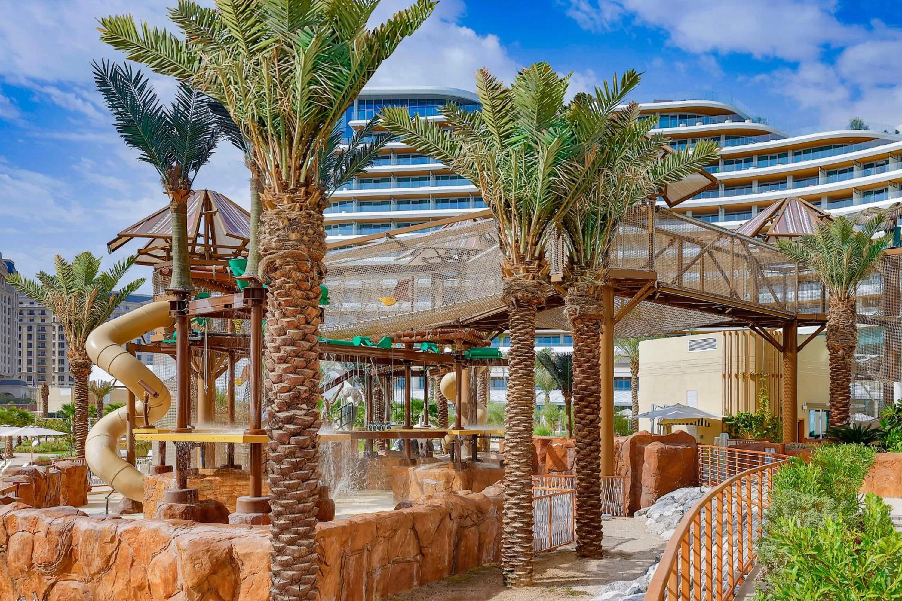 Pool view in Waldorf Astoria Doha Lusail