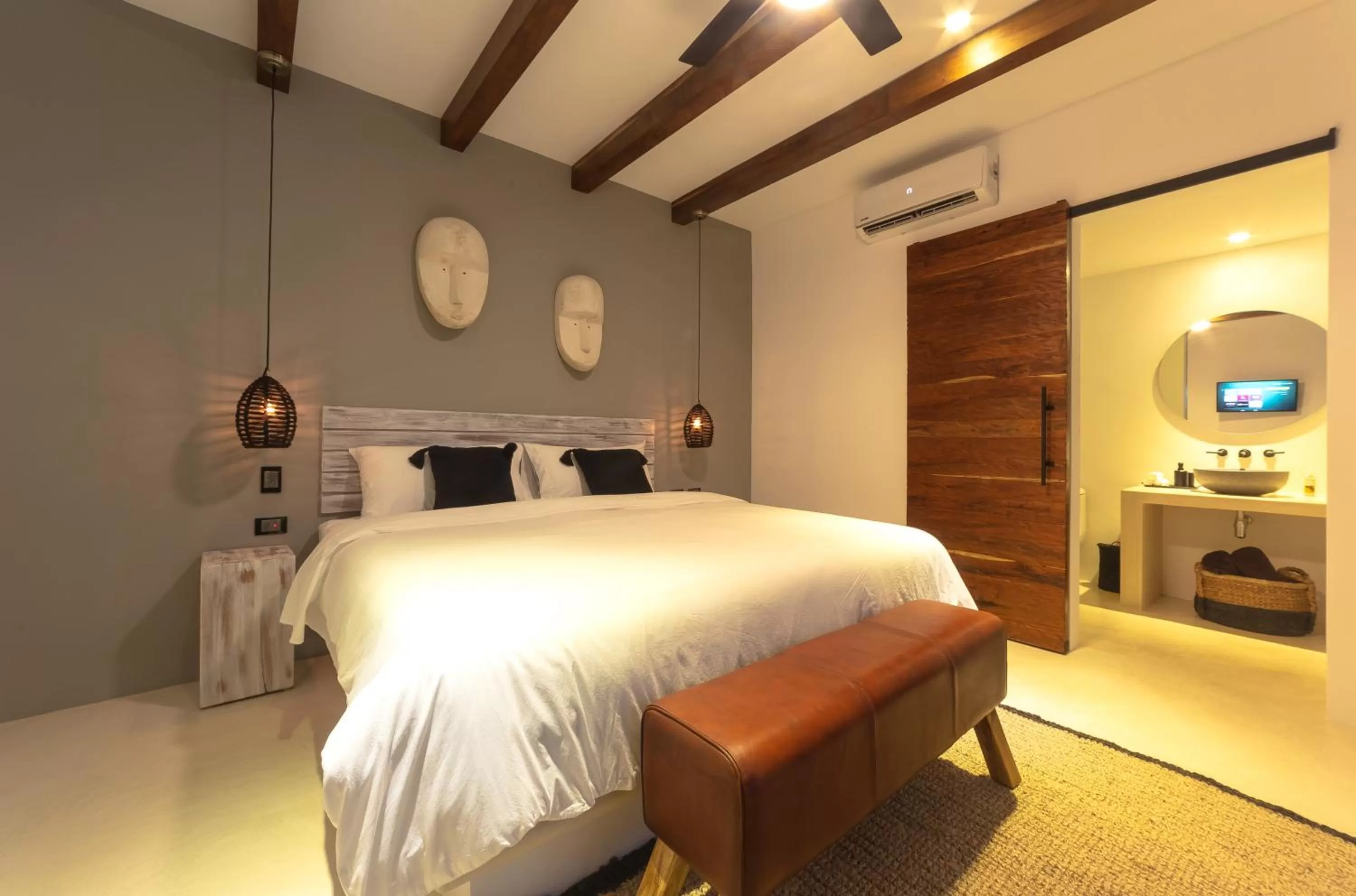 Photo of the whole room, Bed in BT Rooms Tulum