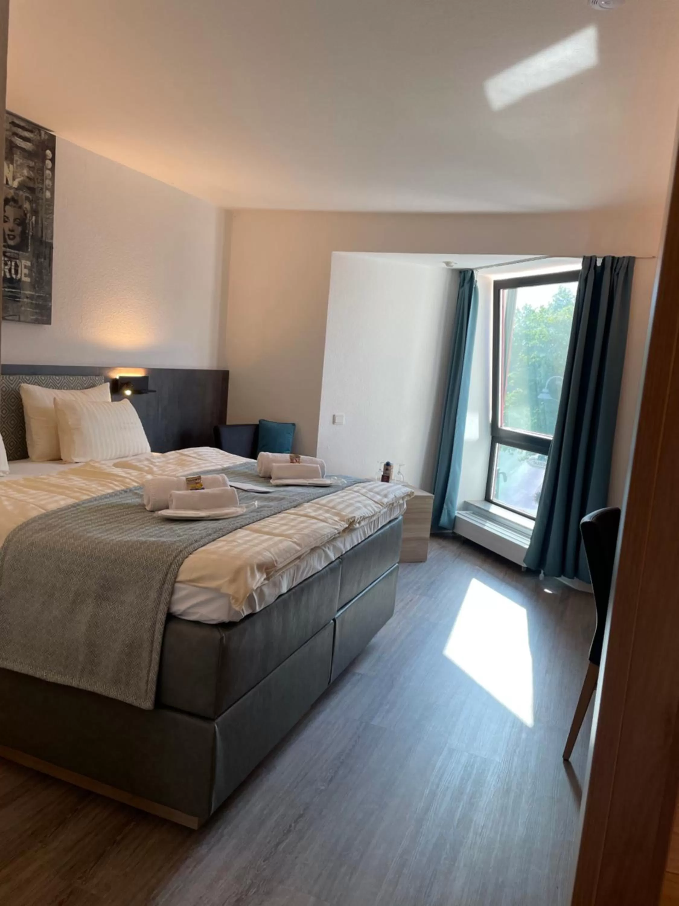 Bed in Hotel Corsten