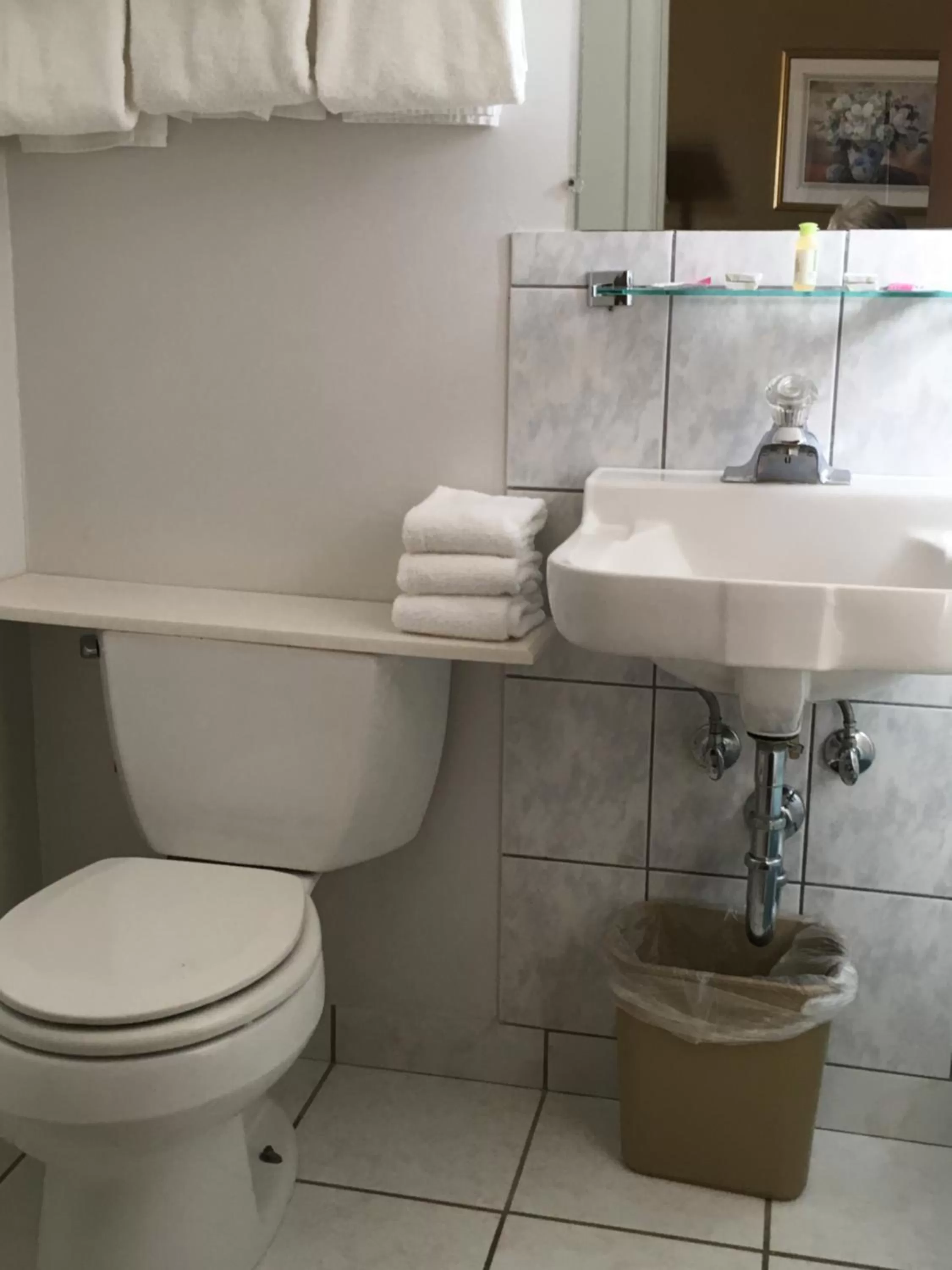 Bathroom in Travel Inn Motel