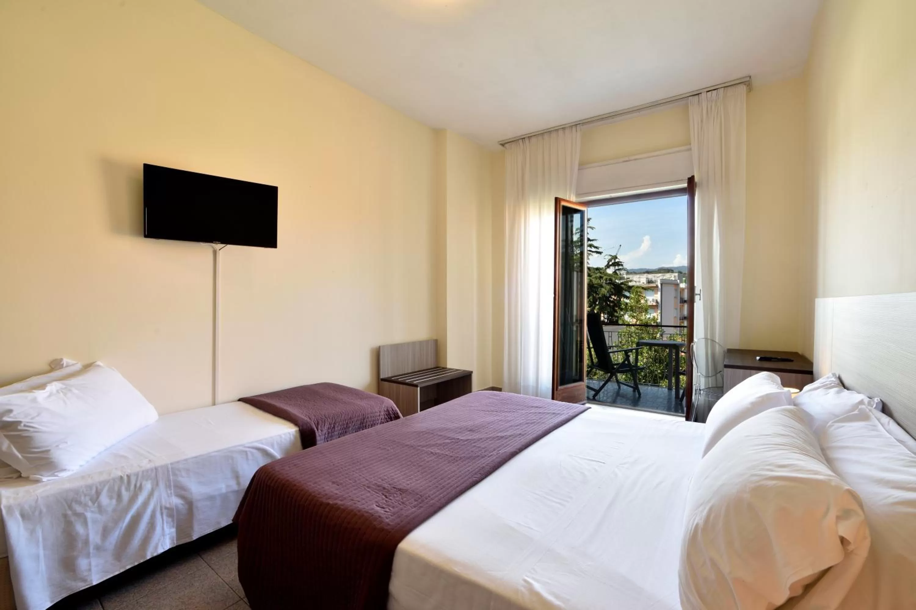 Bedroom, Bed in Hotel Diano Marina Mhotelsgroup