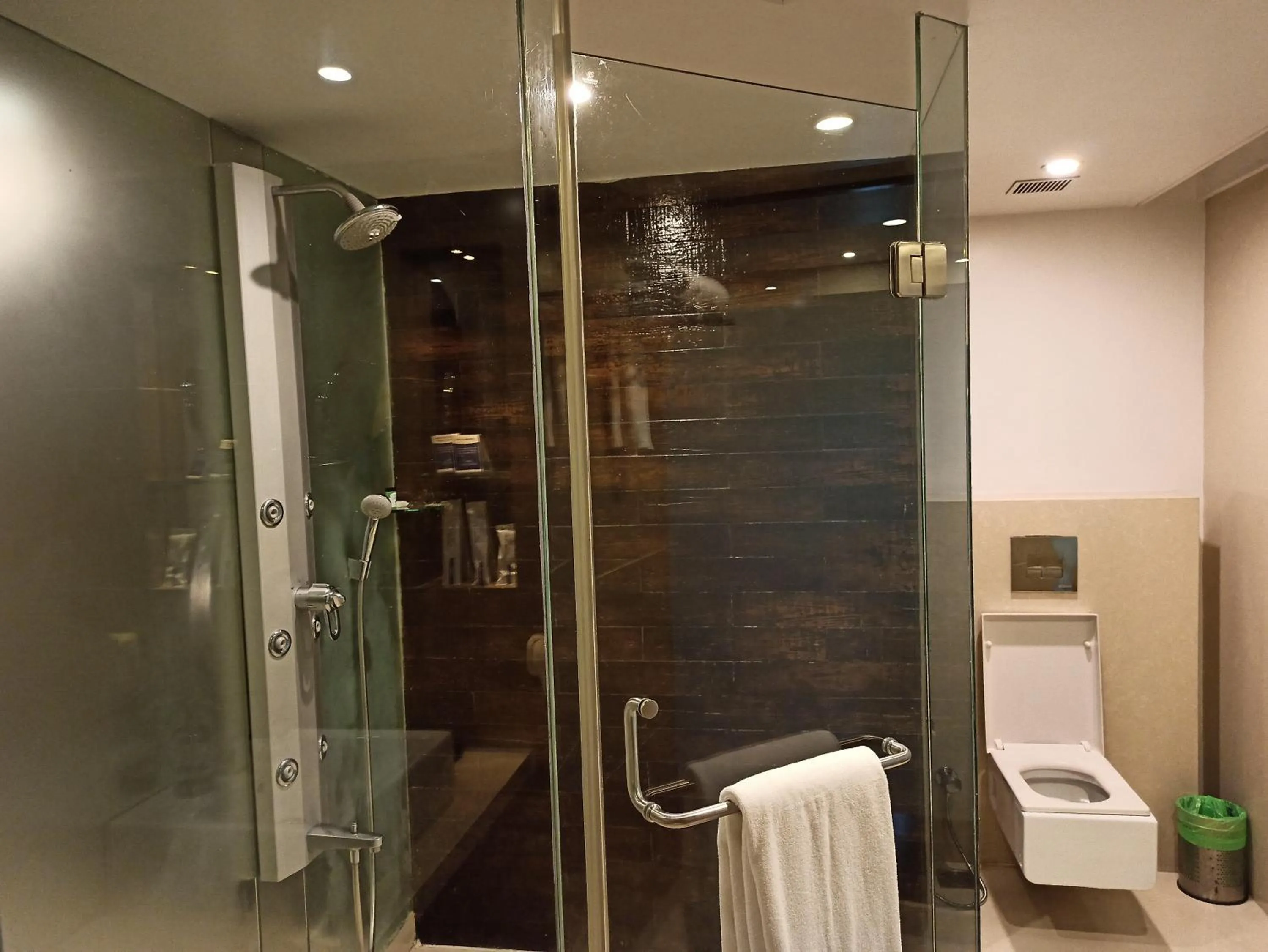 Shower in Majestic Court Sarovar Portico