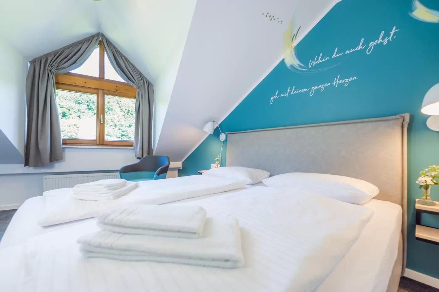 Bedroom, Bed in Hotel & Restaurant Mühlenglück