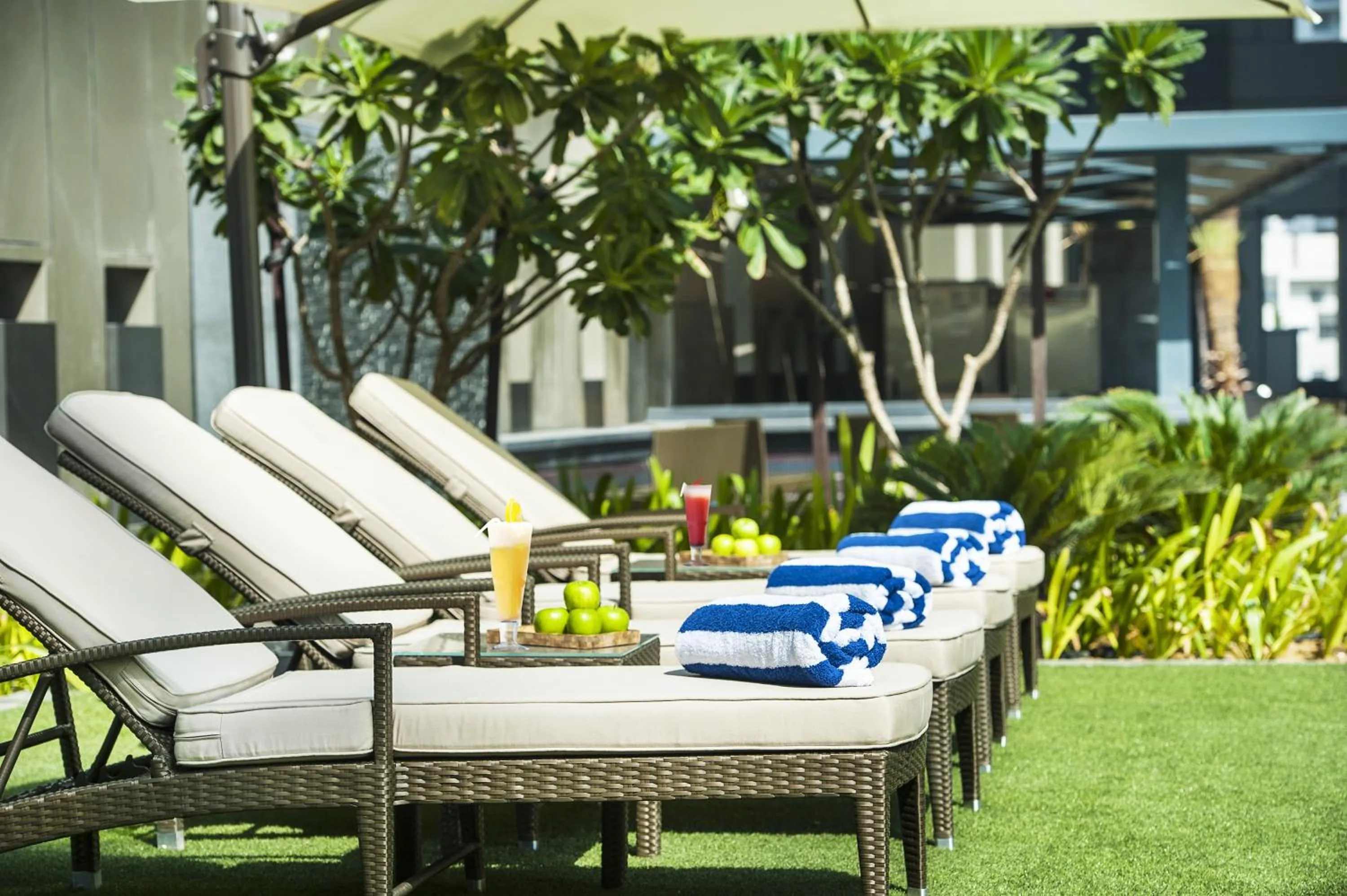 Swimming pool in DAMAC Maison Cour Jardin