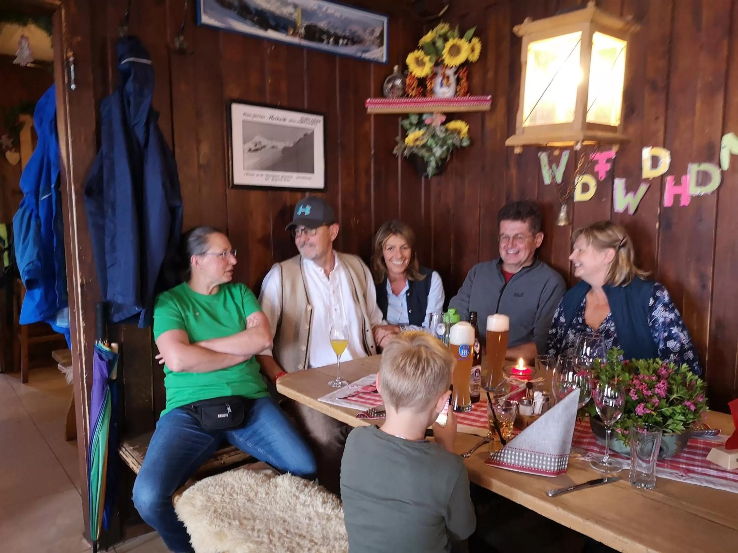 Hocheckhuette On Top of the Kitzbuehel Hahnenkamm Mountain