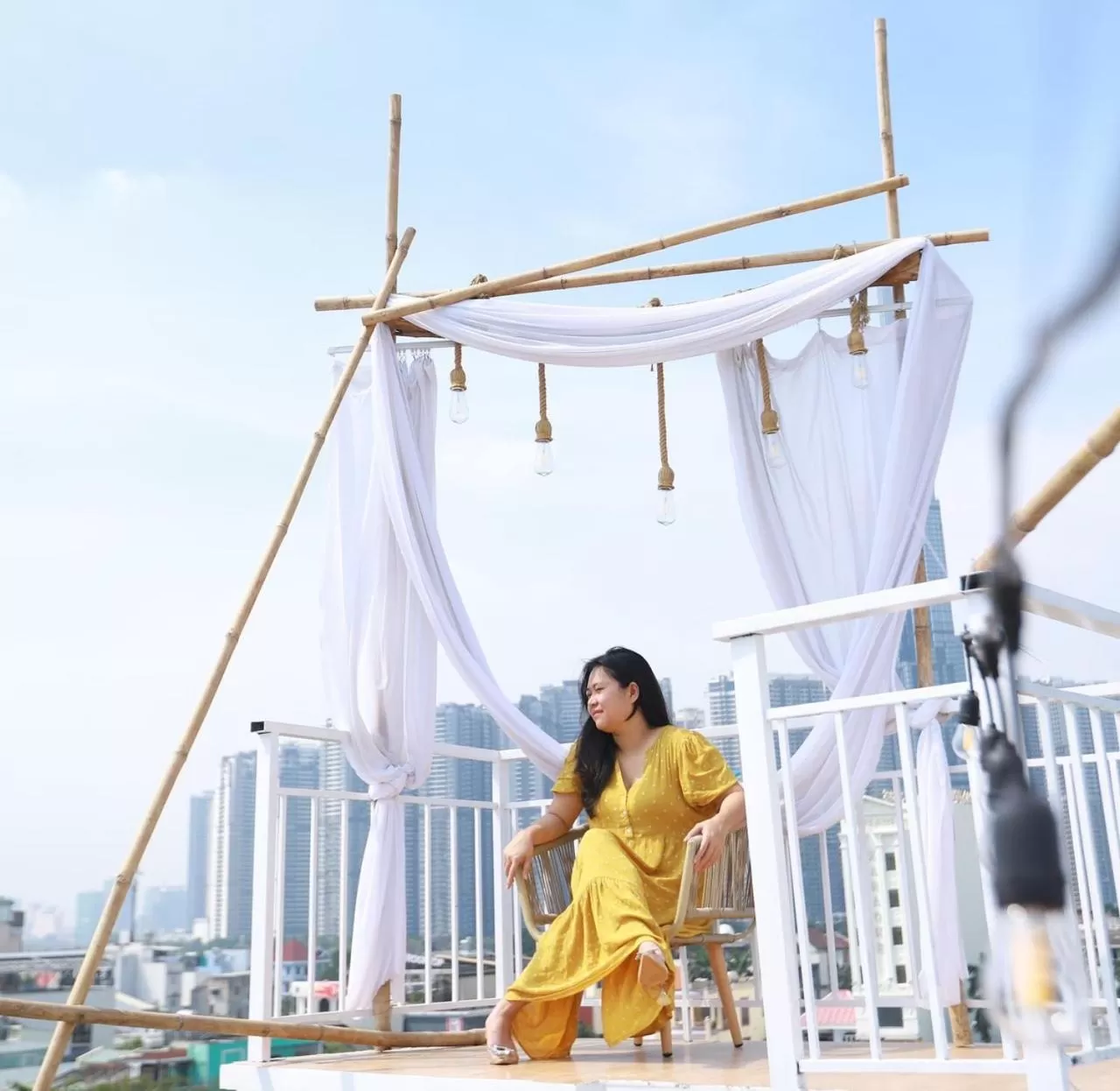 City view in Cherry Apartment - Thao Dien Centre