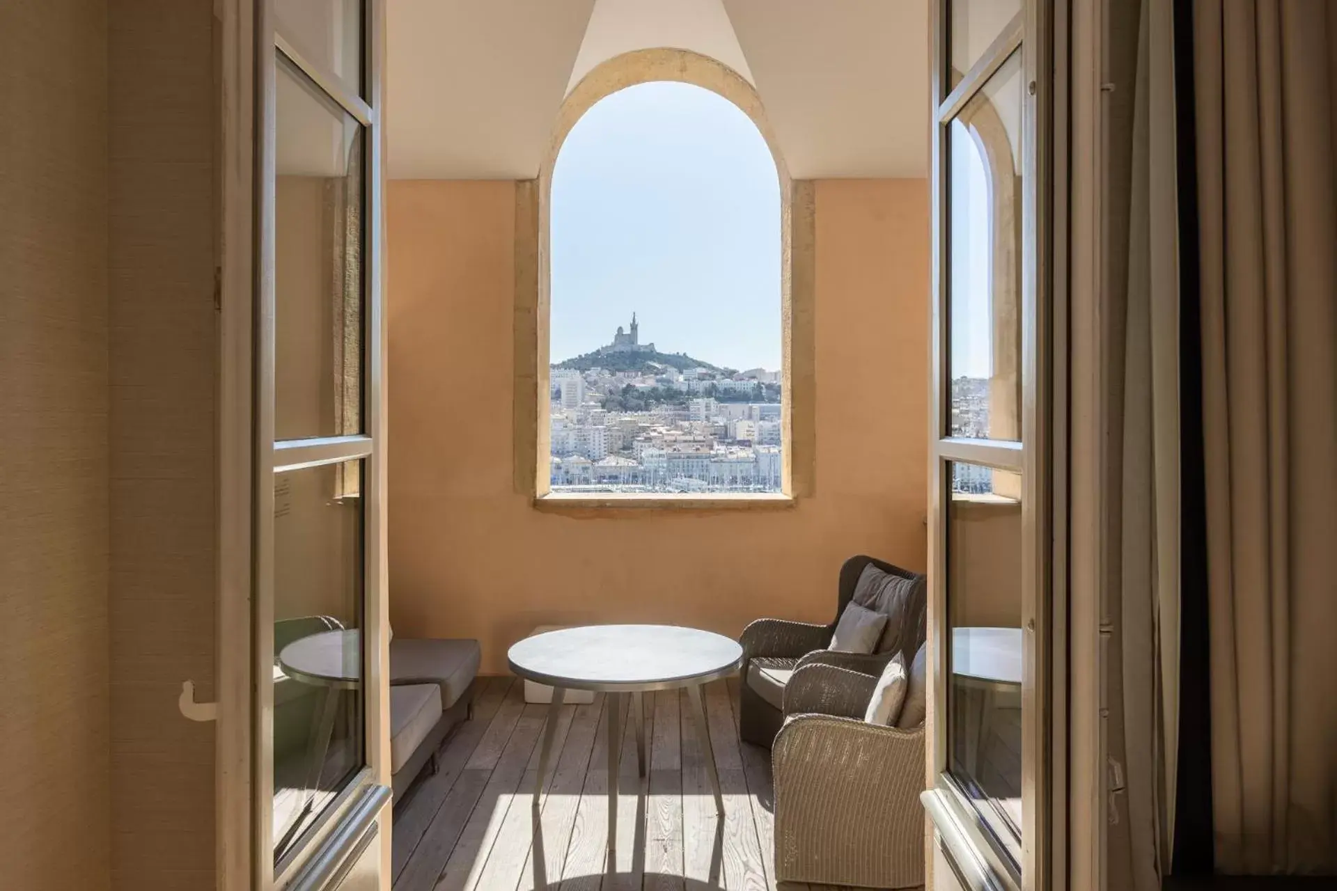 Junior King Suite with Terrace and Harbor View in InterContinental Marseille - Hotel Dieu by IHG Junior King Suite with Terrace and Harbor View in InterContinental Marseille - Hotel Dieu by IHG