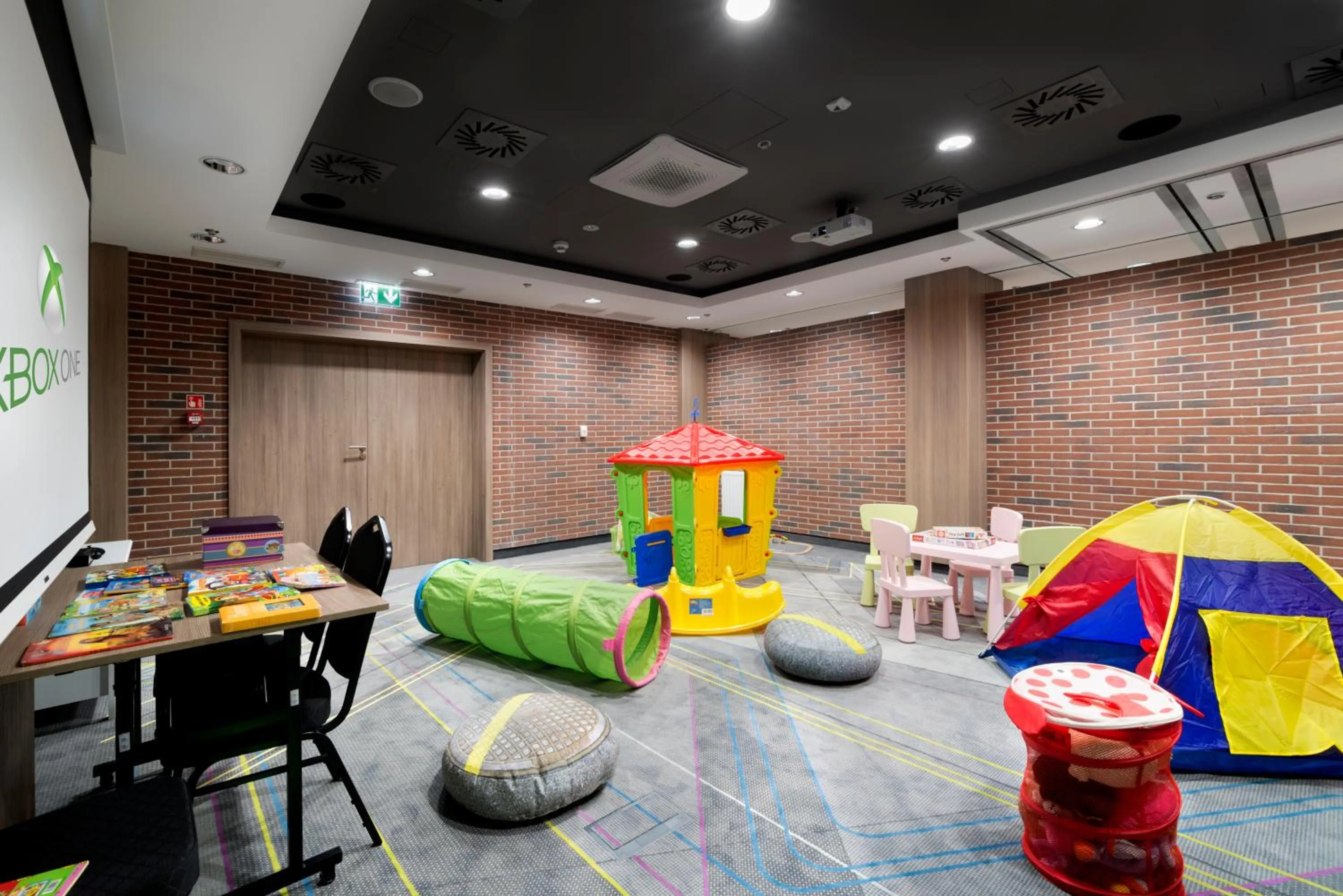 Children play ground in Golden Tulip Krakow Kazimierz