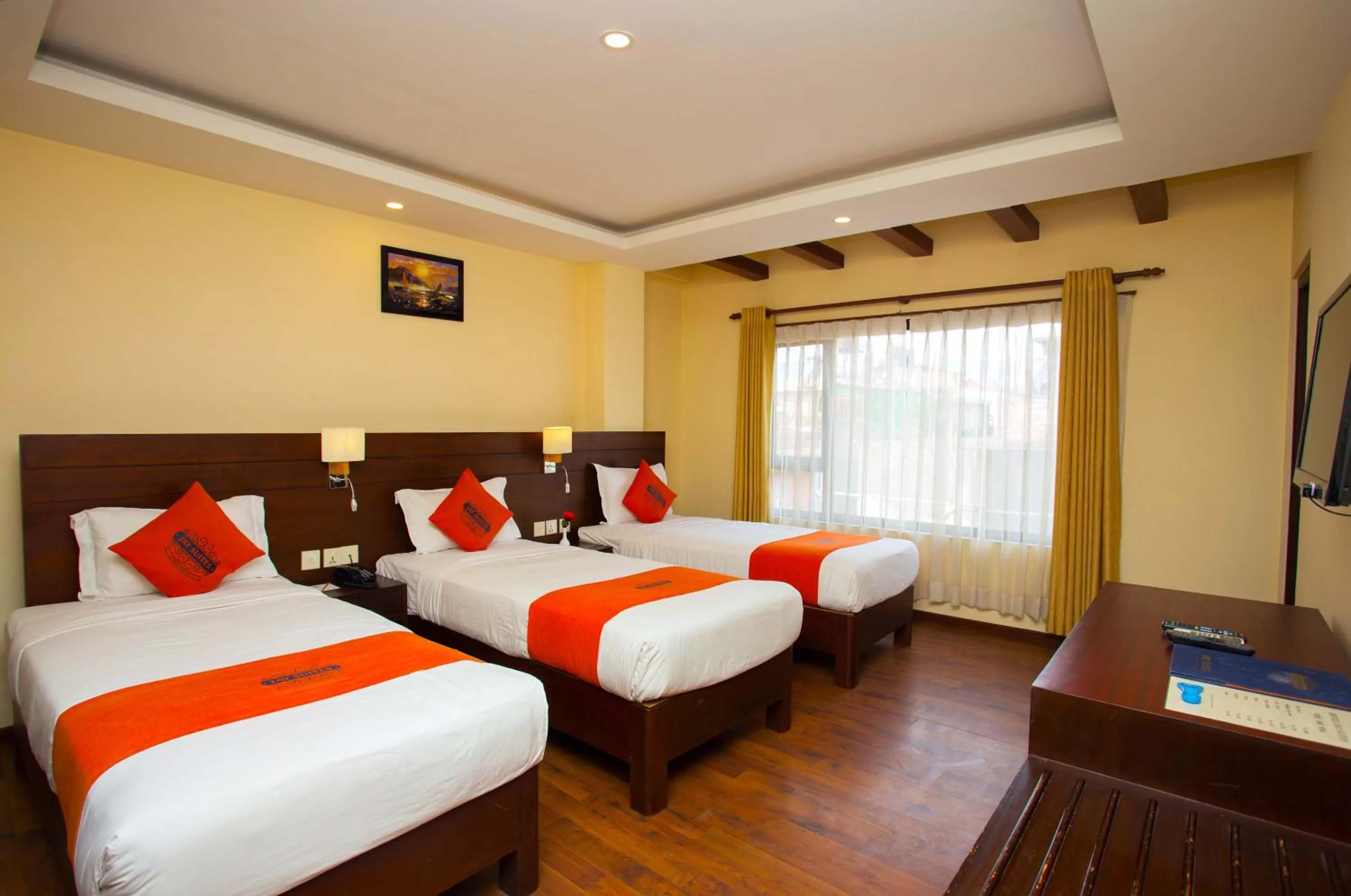 Photo of the whole room, Bed in Hotel Jay Suites