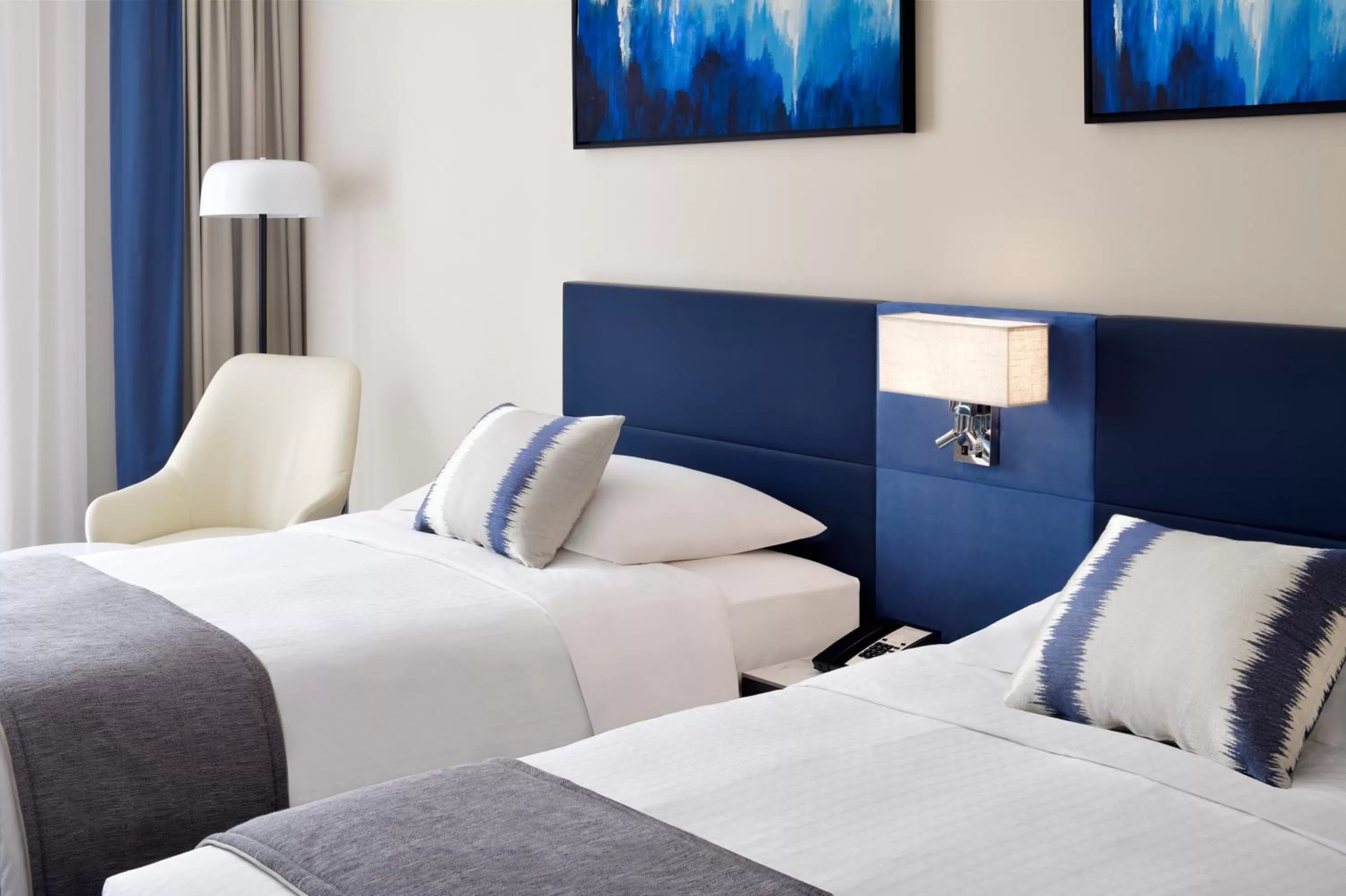 Bed in Mövenpick Hotel & Apartments Bur Dubai