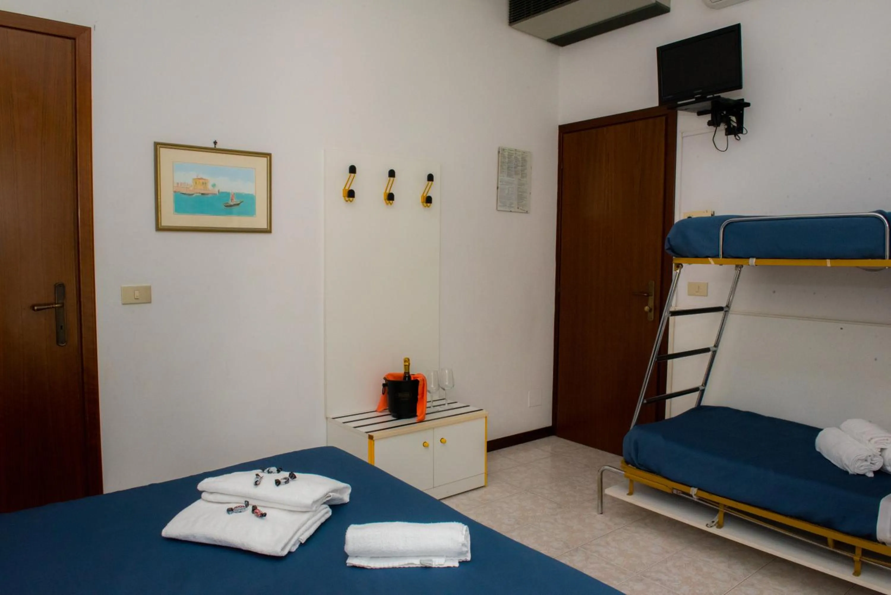 Bed in Hotel Malibran