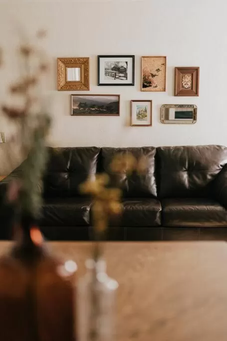 Living room in The Long Barn Lodge