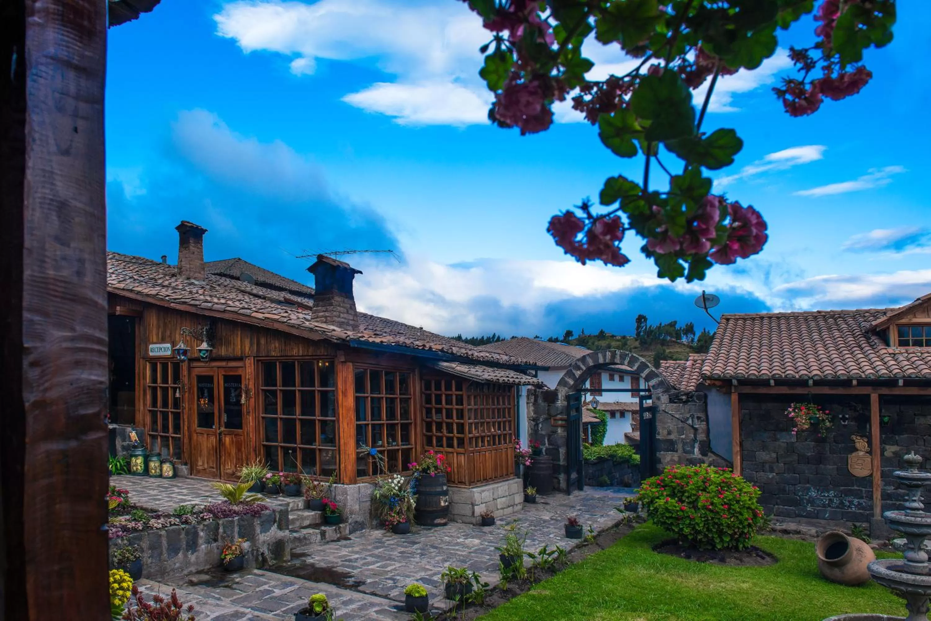 Property building in Hostería La Andaluza