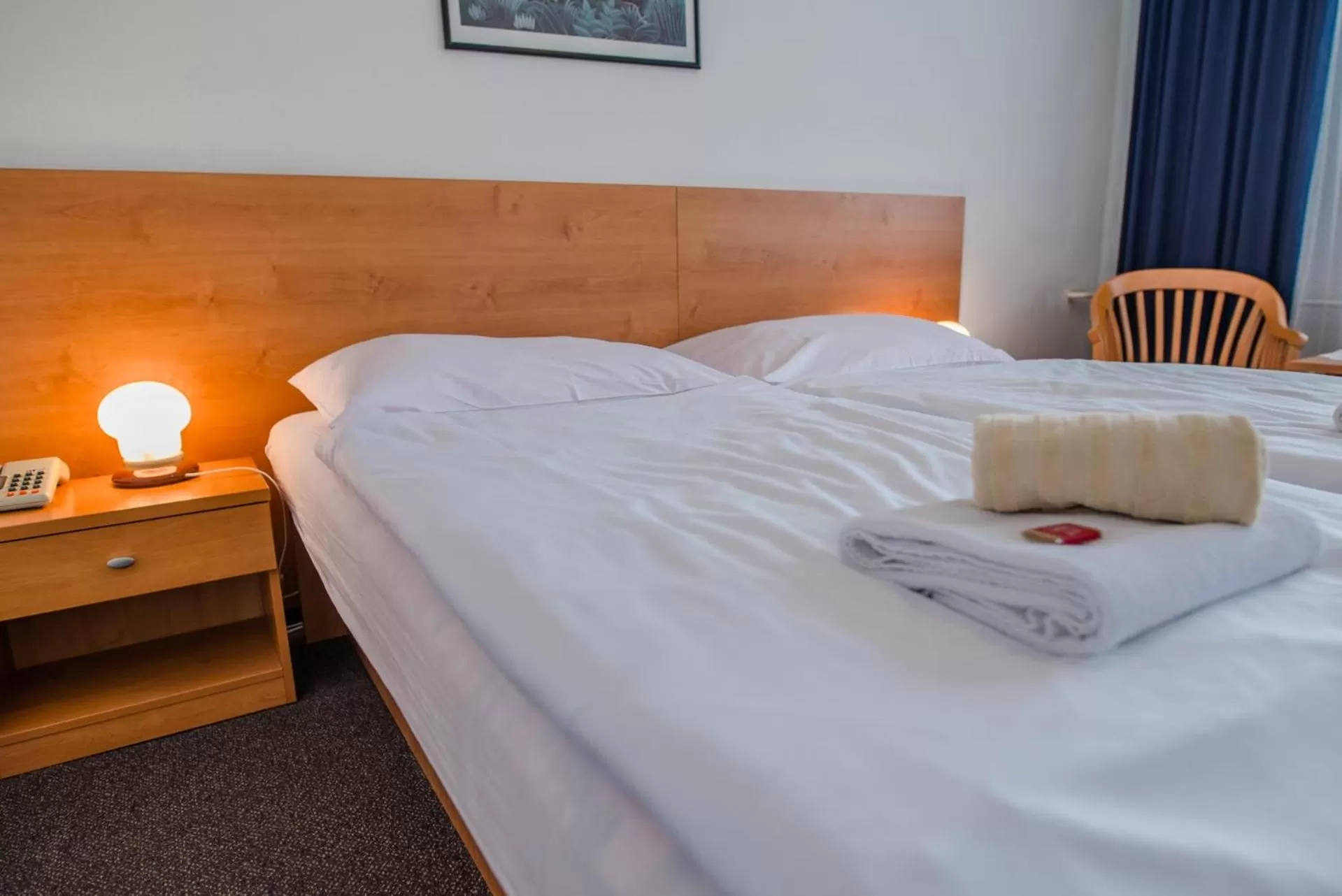 Bed in Hotel Adamantino