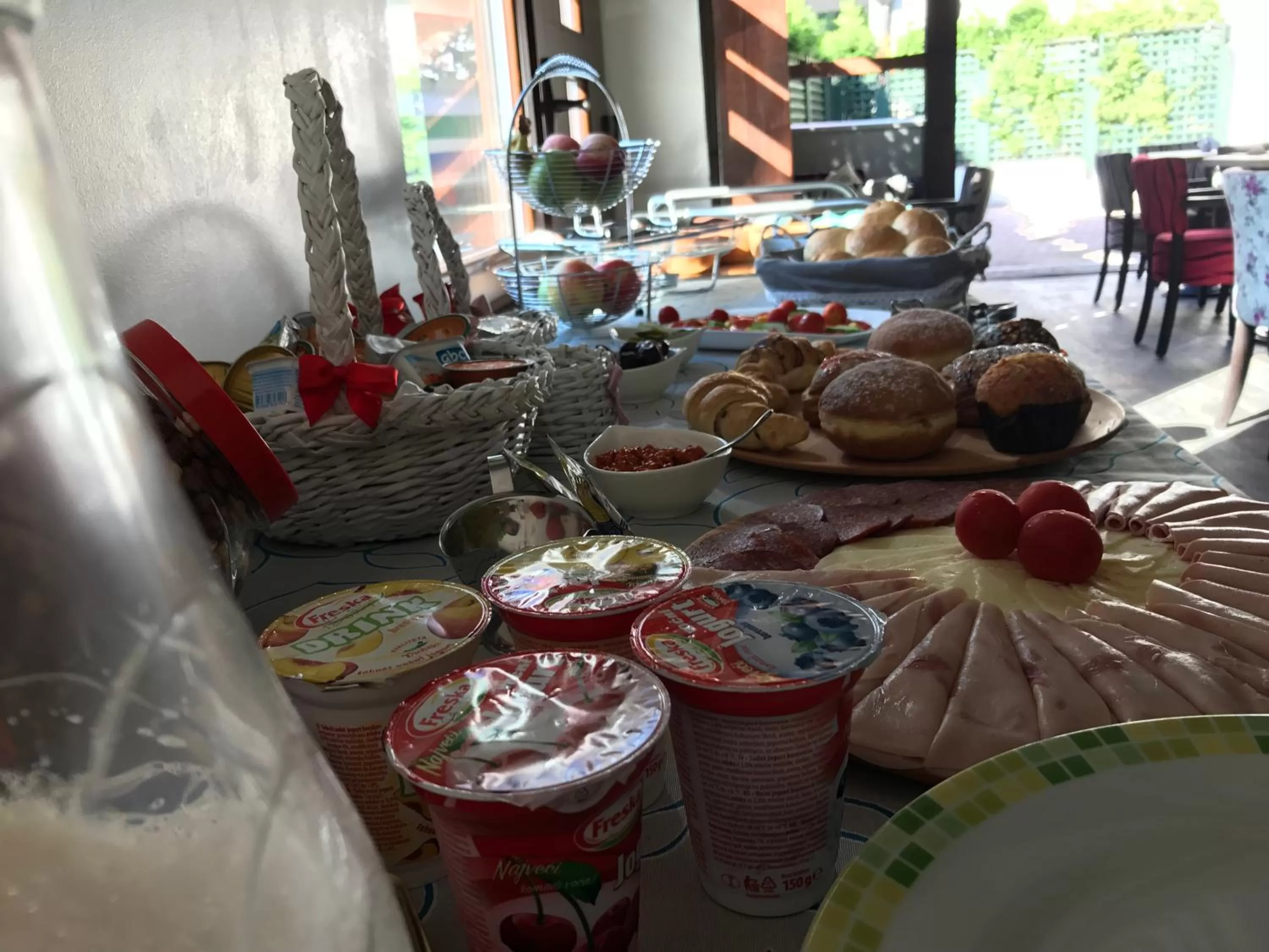 Continental breakfast in Heritage Hotel Gate of Sarajevo