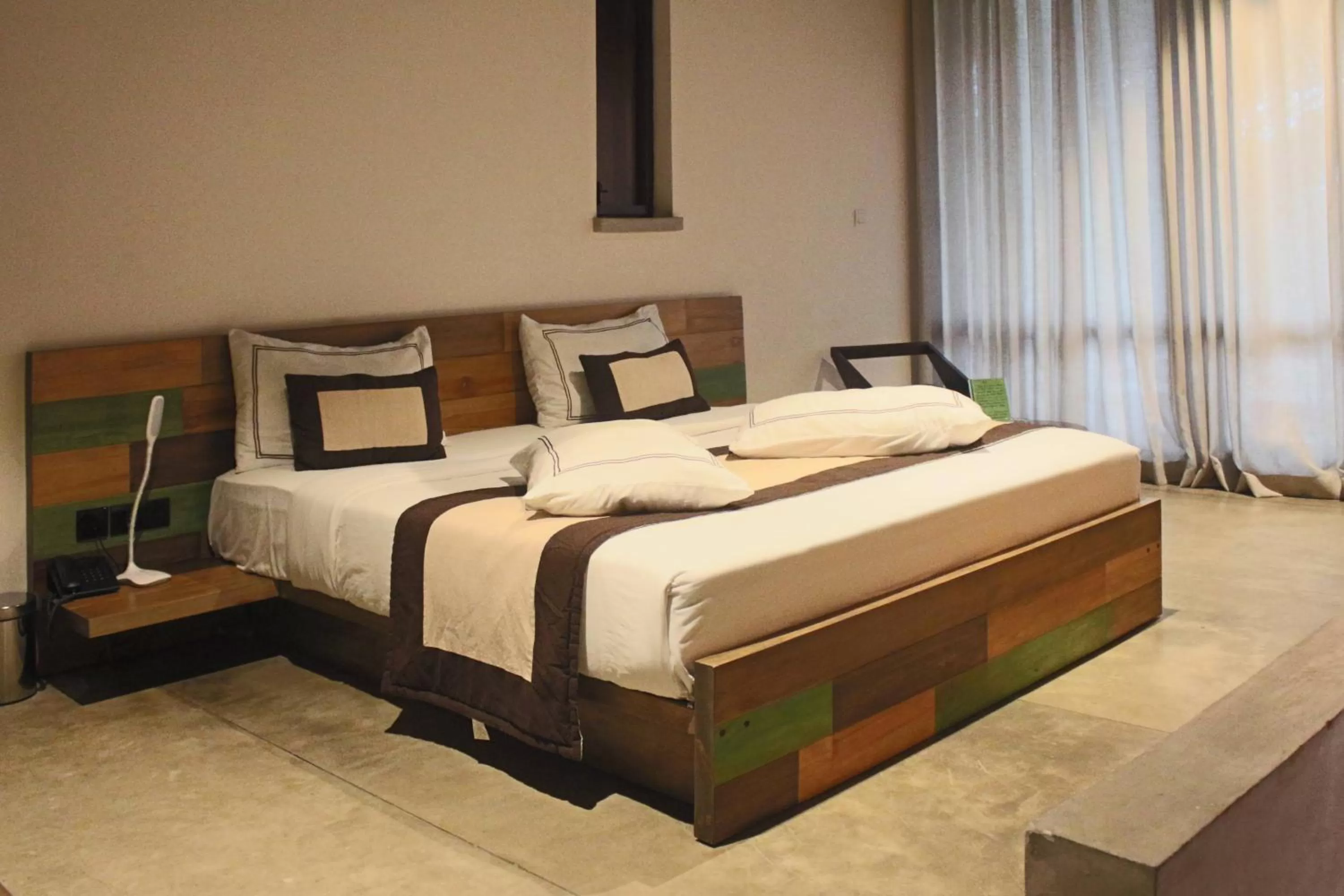 Bed in SWP Eco Lodge, Kandy