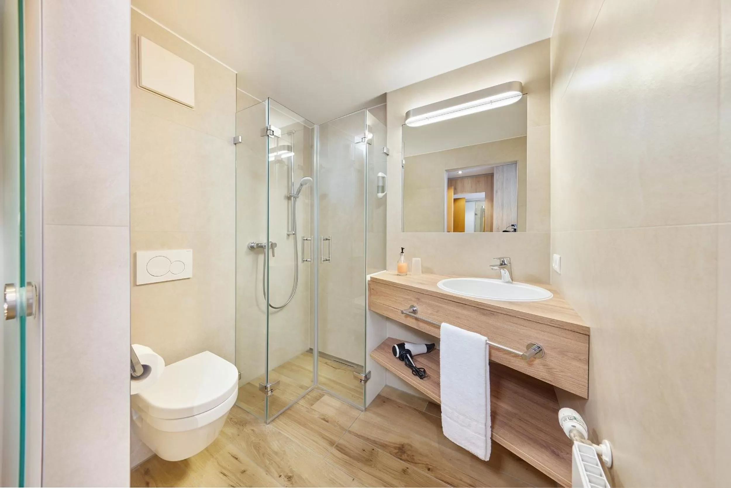 Bathroom in Hotel Garni Gästehaus am Mühlbach