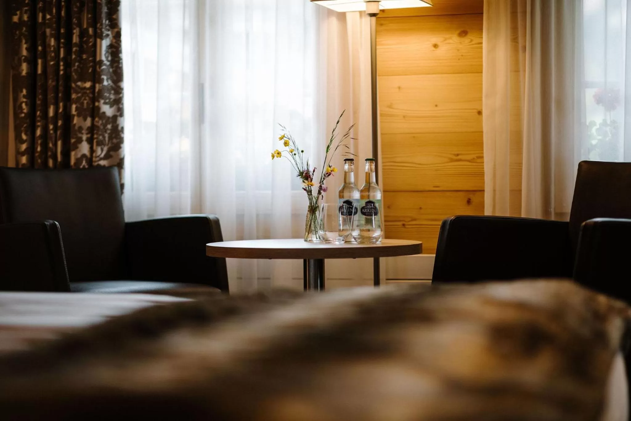 Seating area, Bed in Hotel PINTE