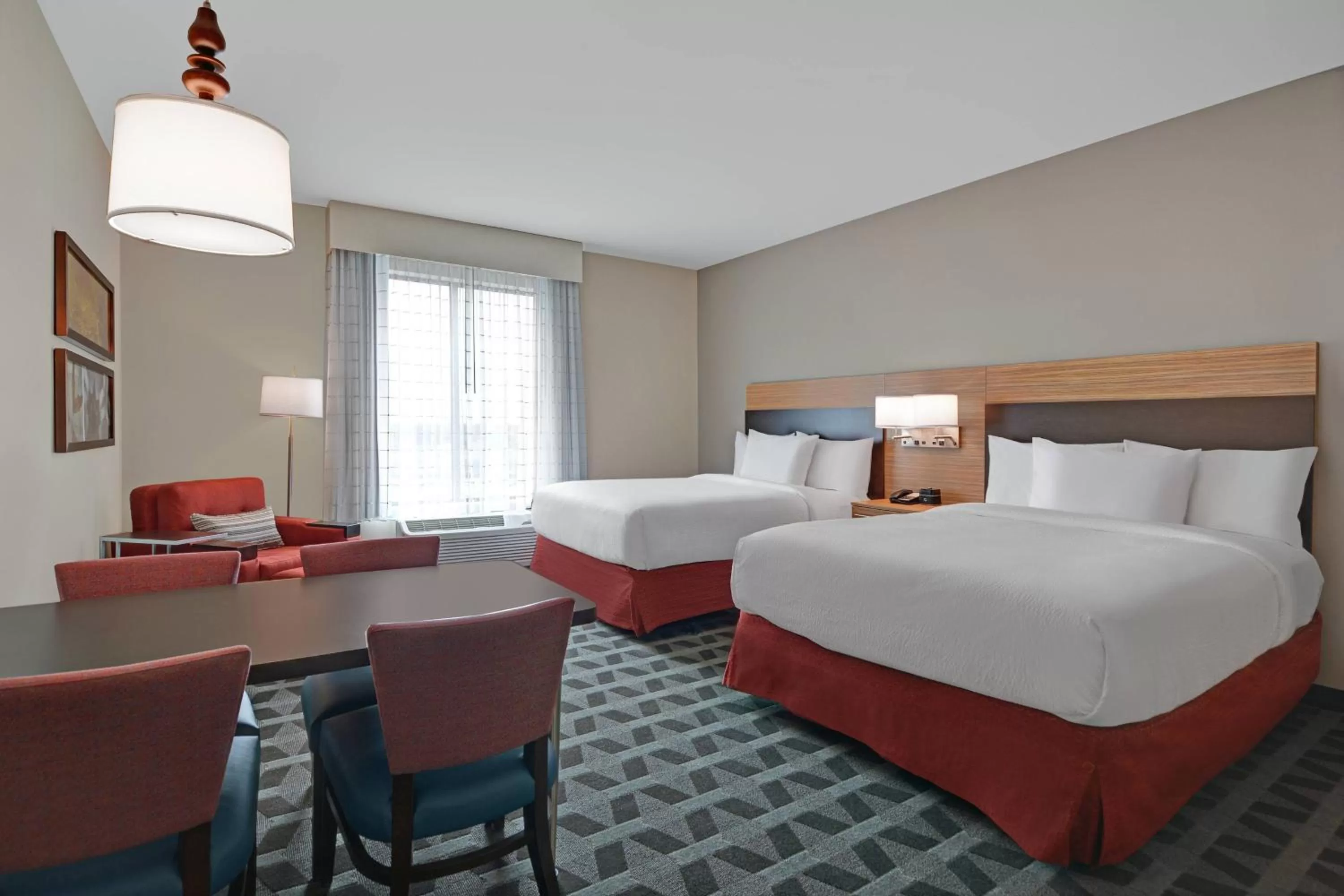 Photo of the whole room, Bed in TownePlace Suites by Marriott Indianapolis Downtown