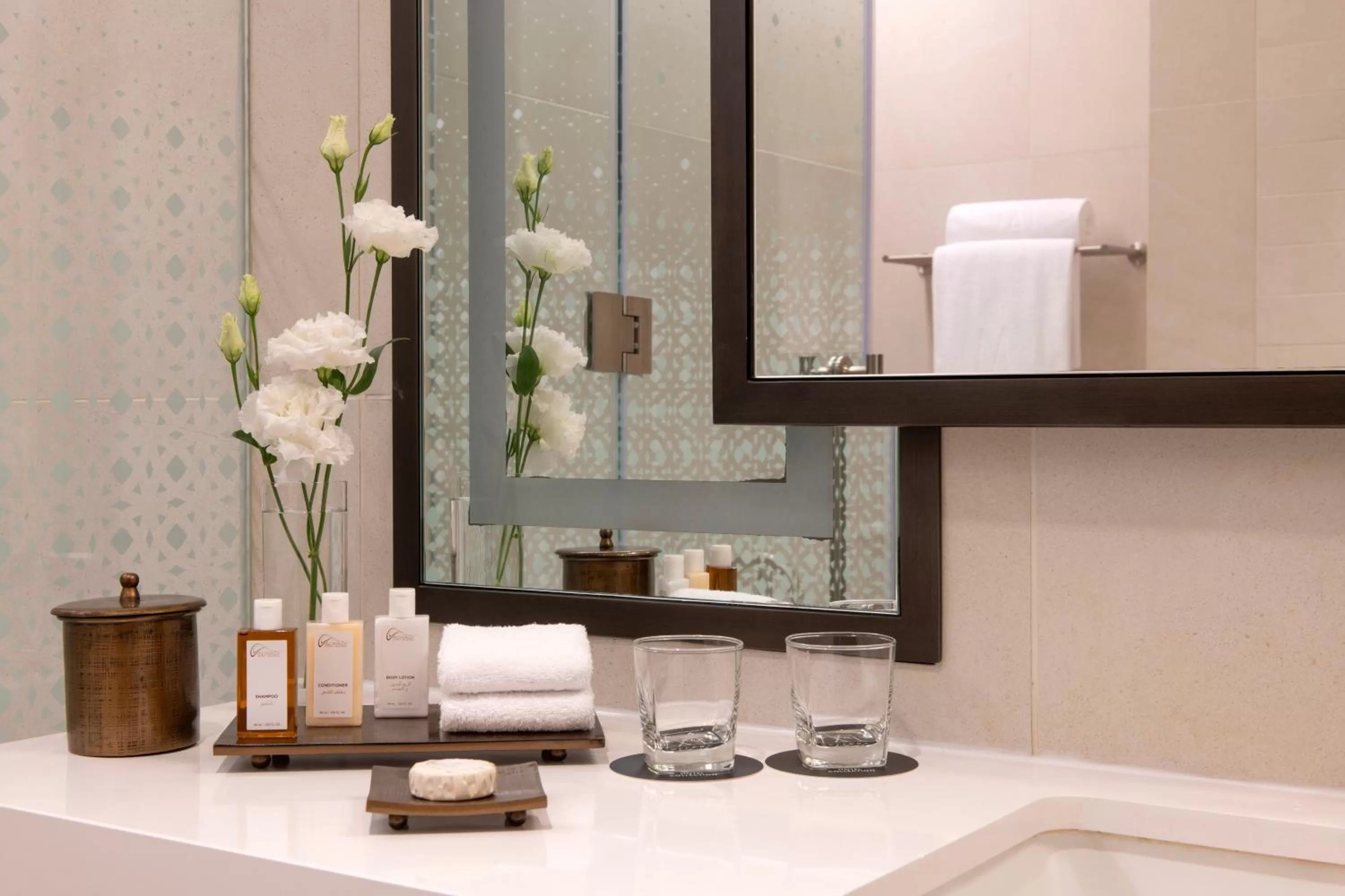 Bathroom in Alwadi Hotel Doha - MGallery Collection