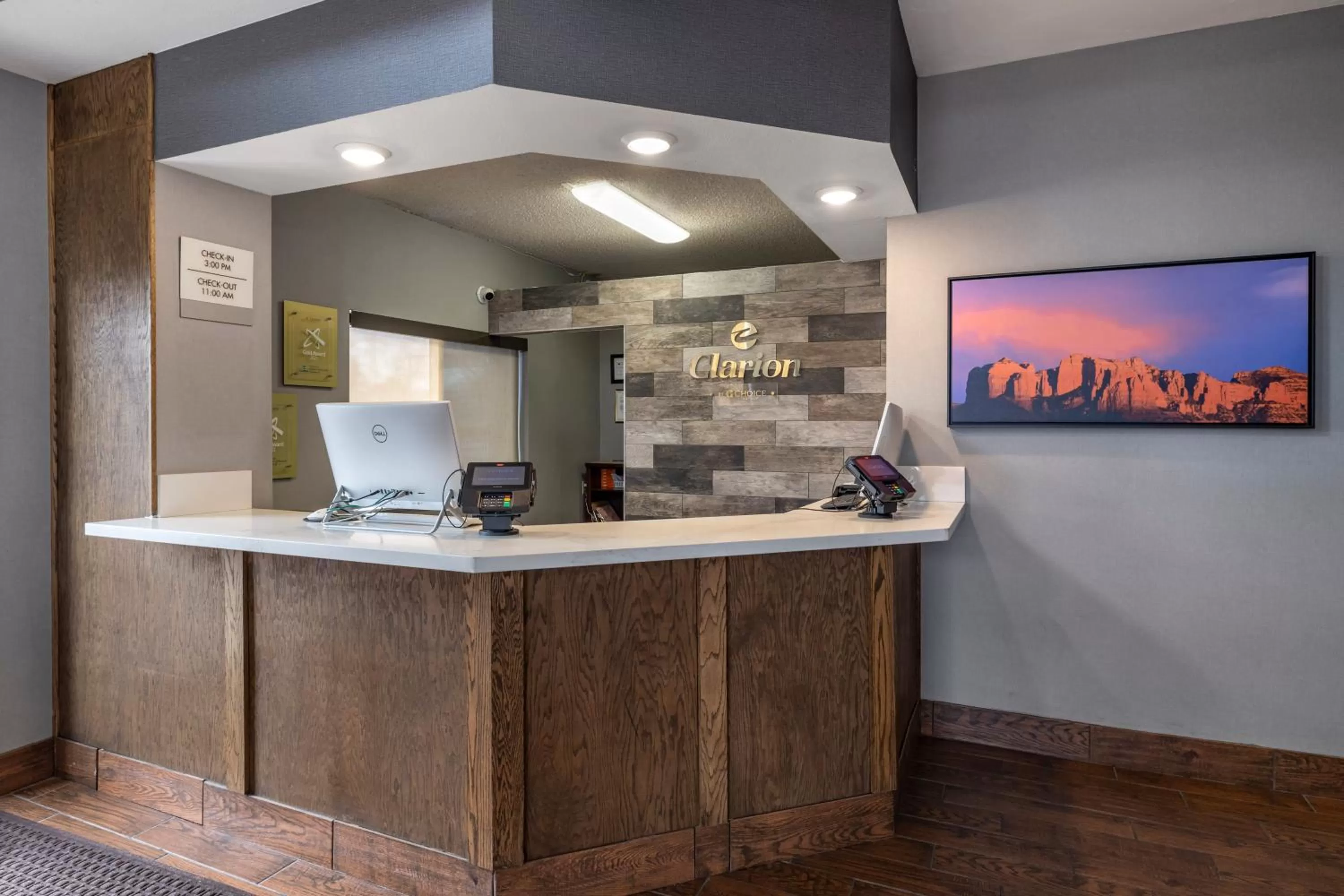 Lobby or reception in Clarion Inn Kingman I-40 Route 66