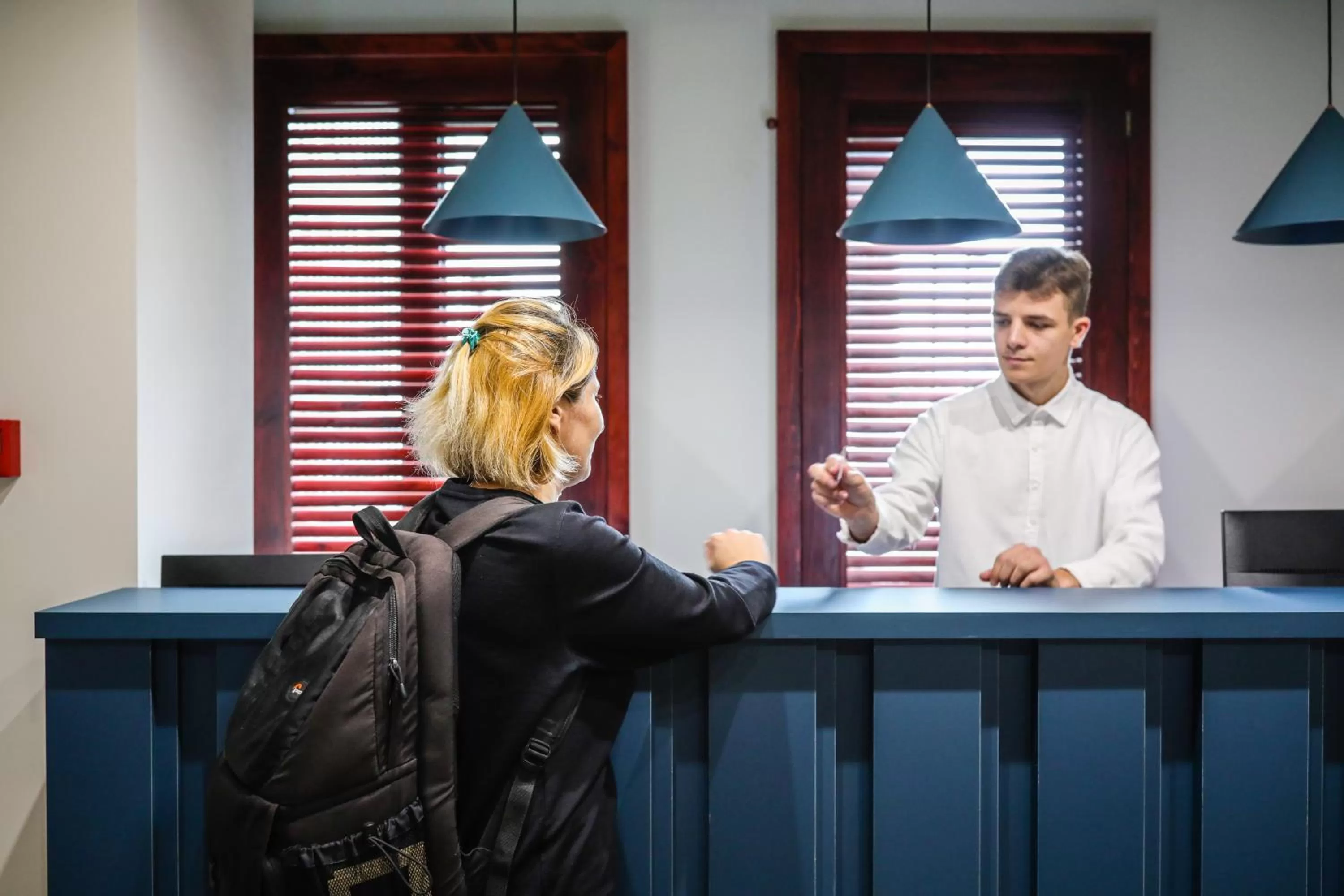 Staff in Hotel InnDigo in Kutaisi