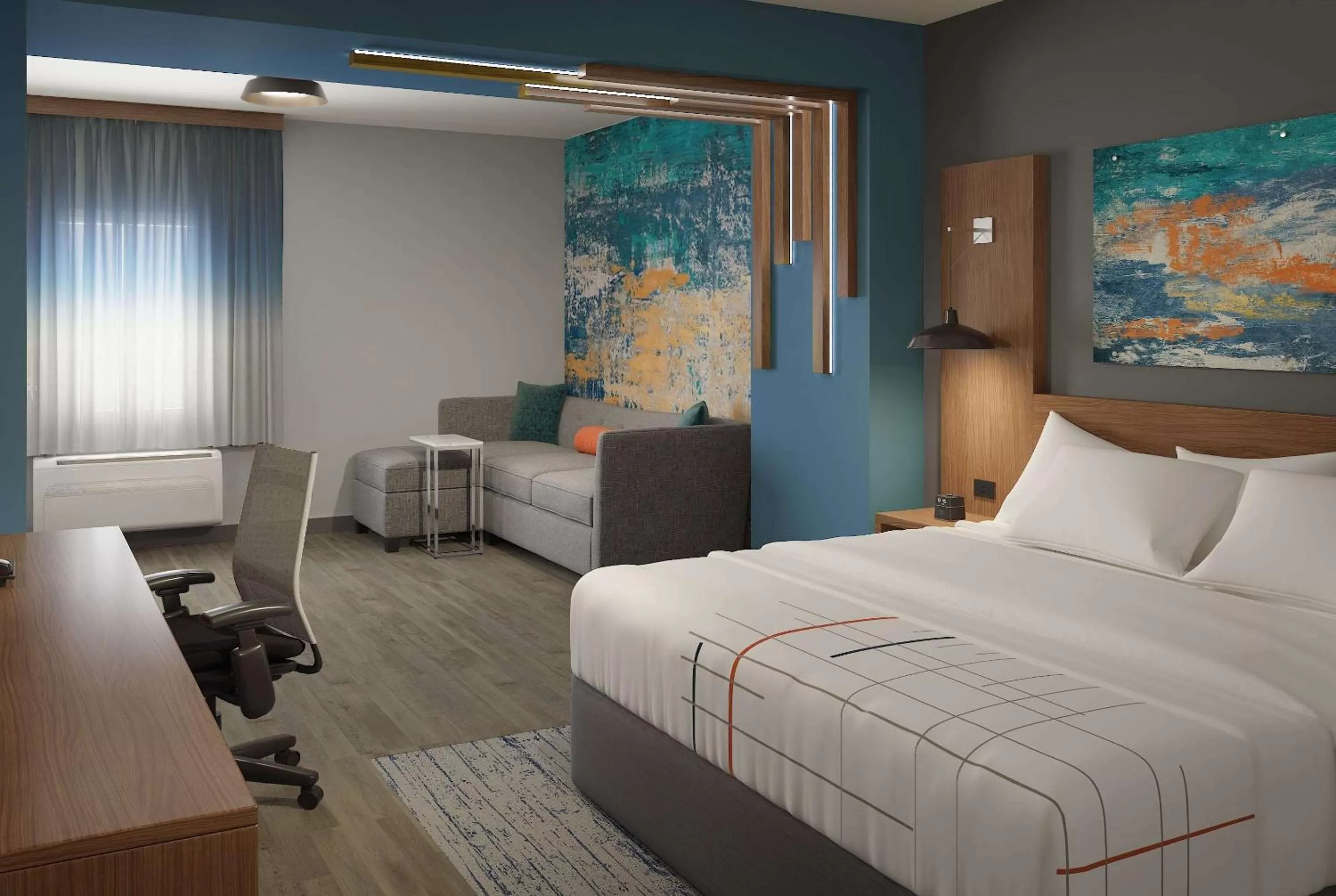 Photo of the whole room, Bed in La Quinta Inn & Suites by Wyndham Marysville