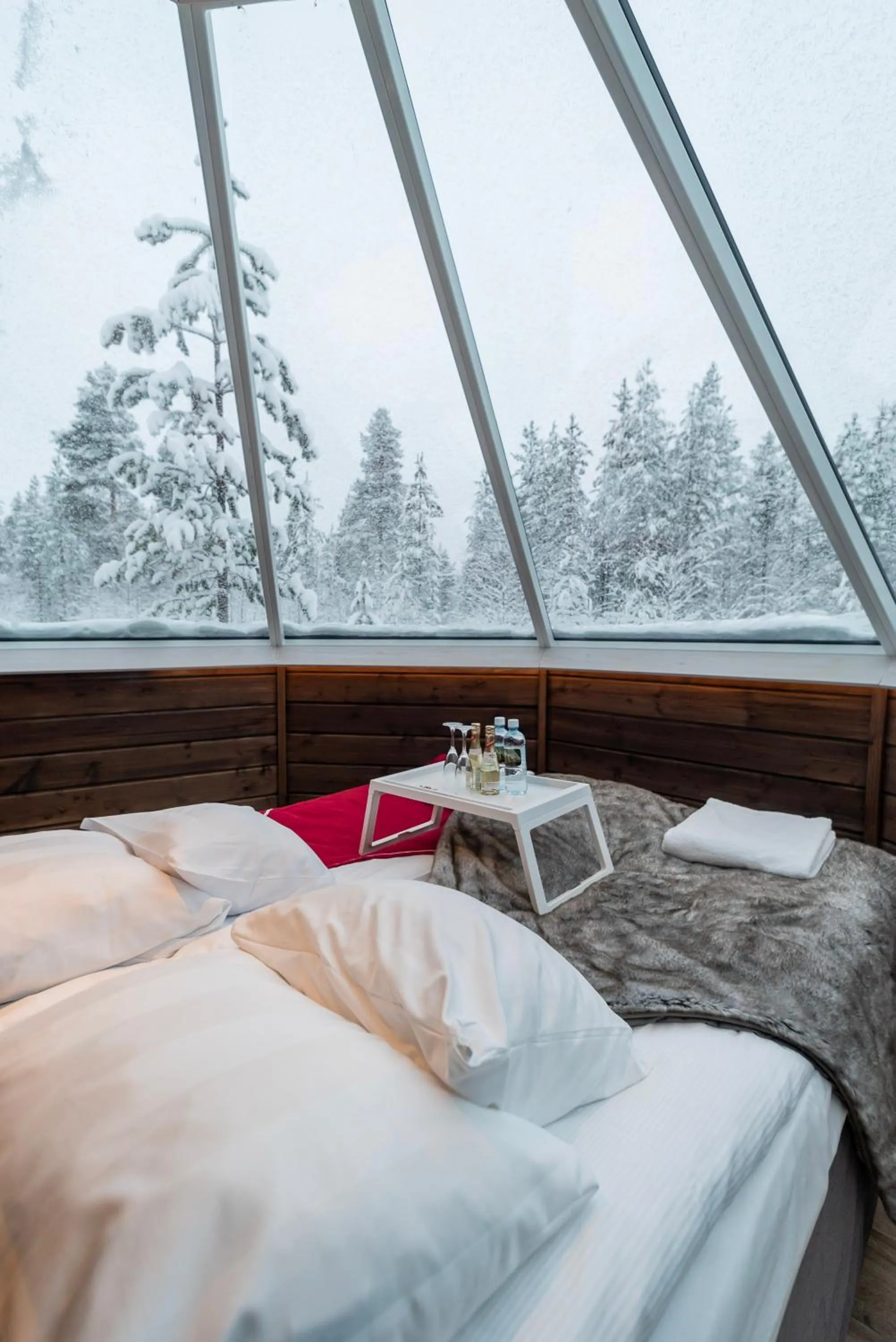 Bed in Aurora Village Ivalo