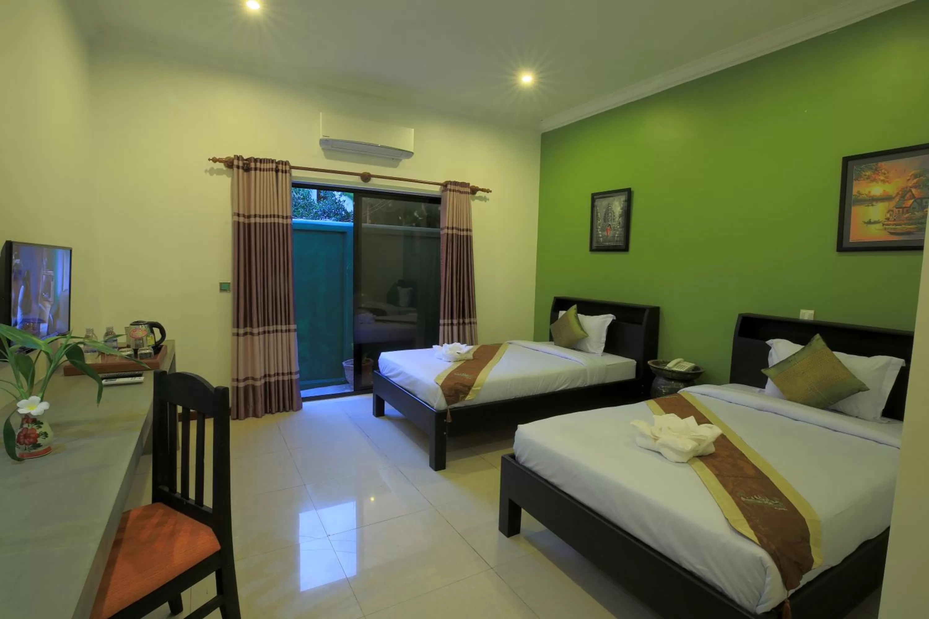 Property building, Bed in Sakun Angkor Boutique