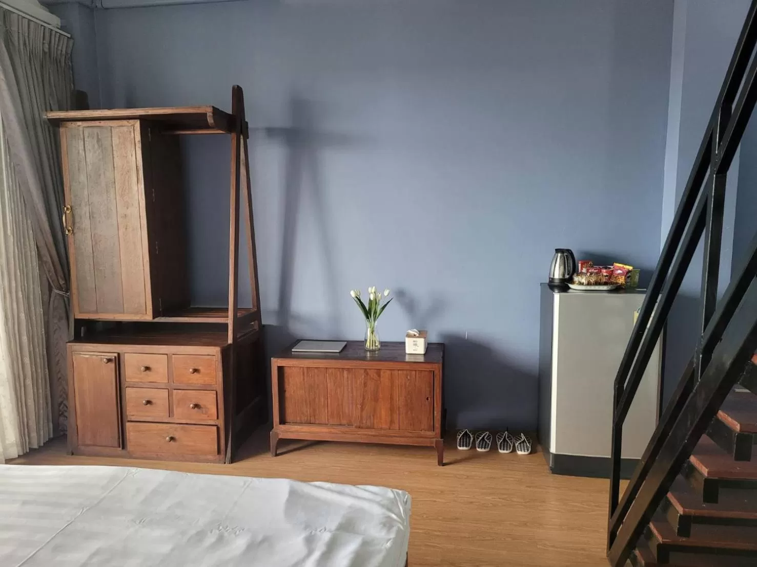 Photo of the whole room, Bed in THAI HOTEL CHIANGMAI