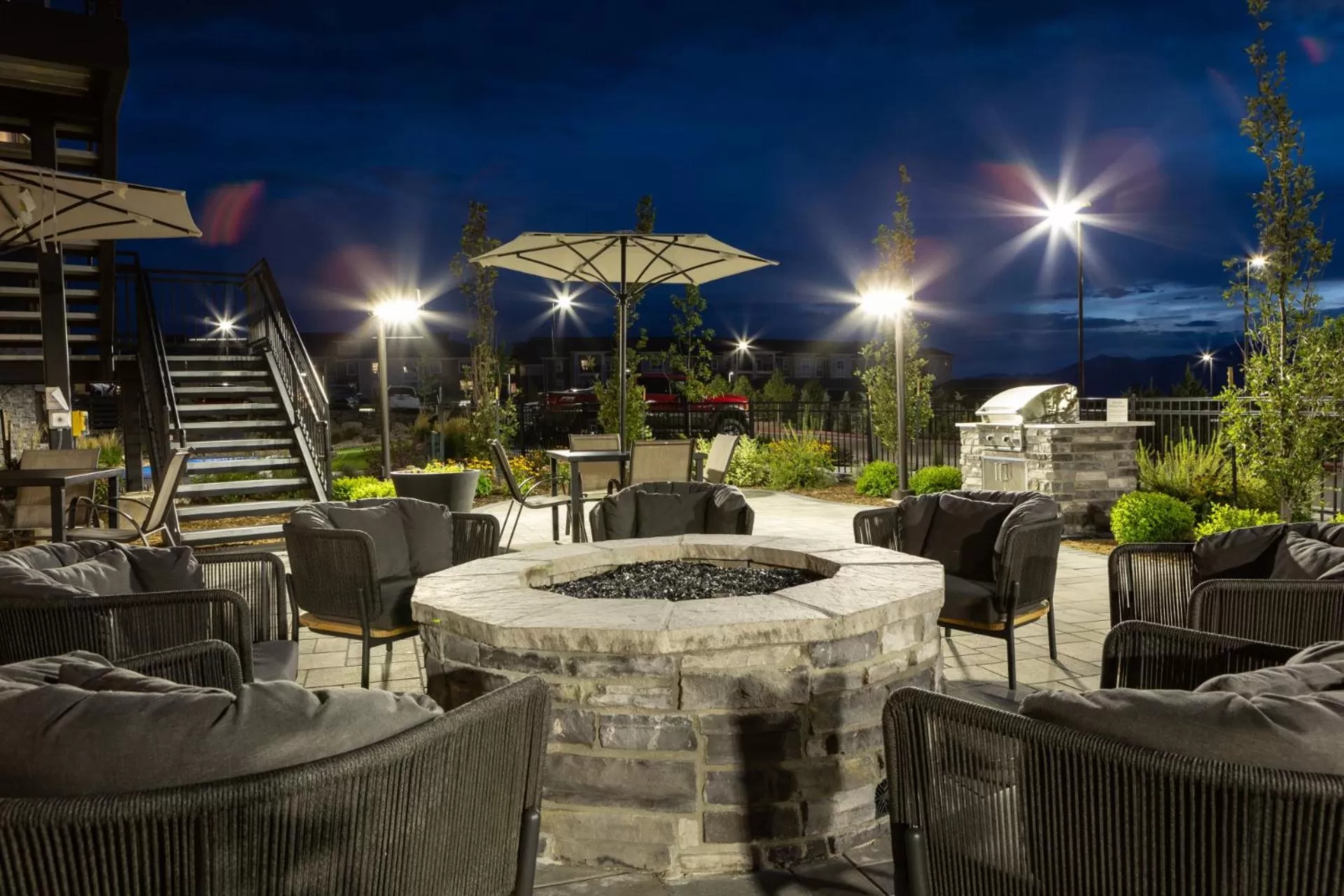 Patio in Staybridge Suites - Colorado Springs NE Powers by IHG