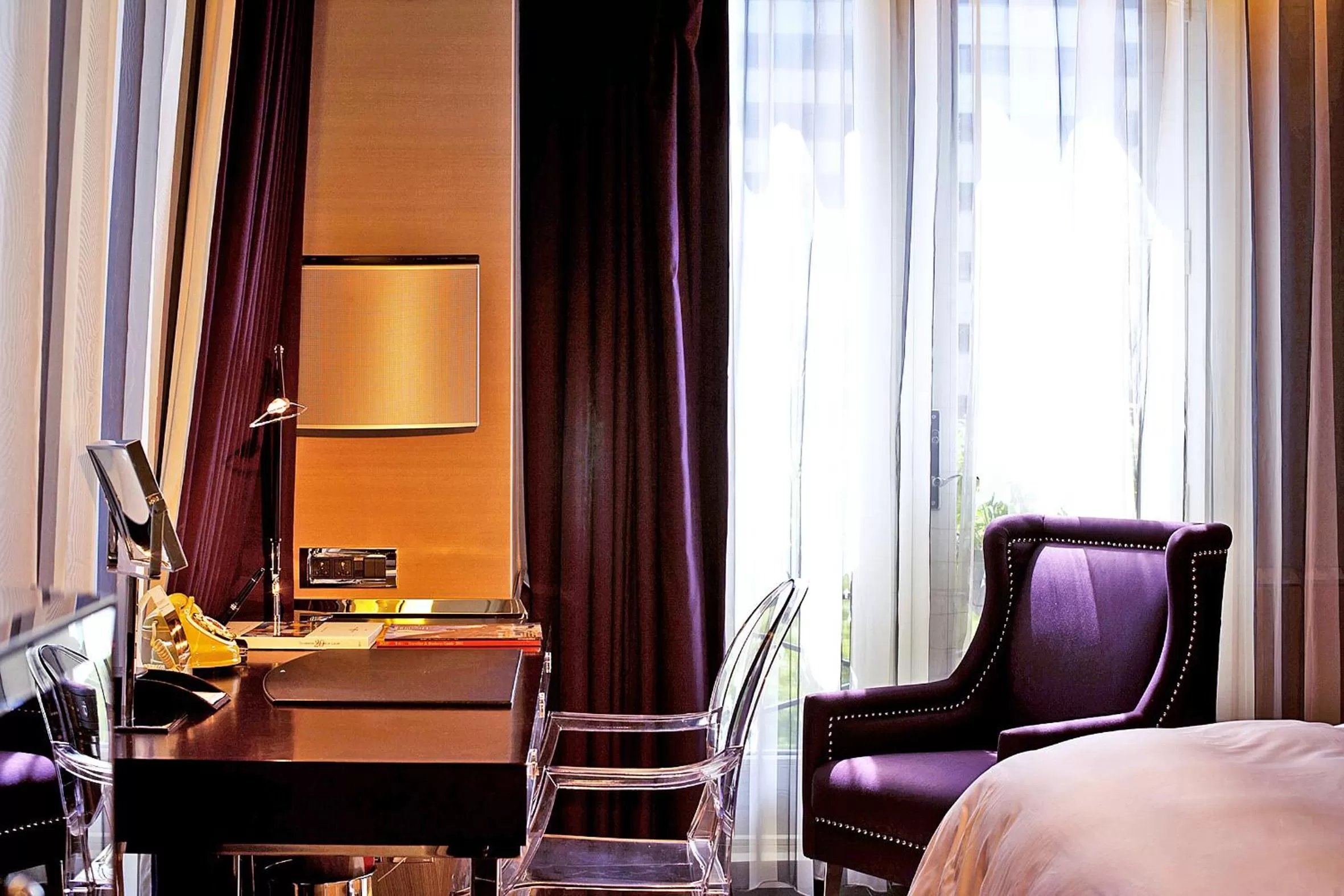 Seating area, Bed in Hotel Eclat Taipei