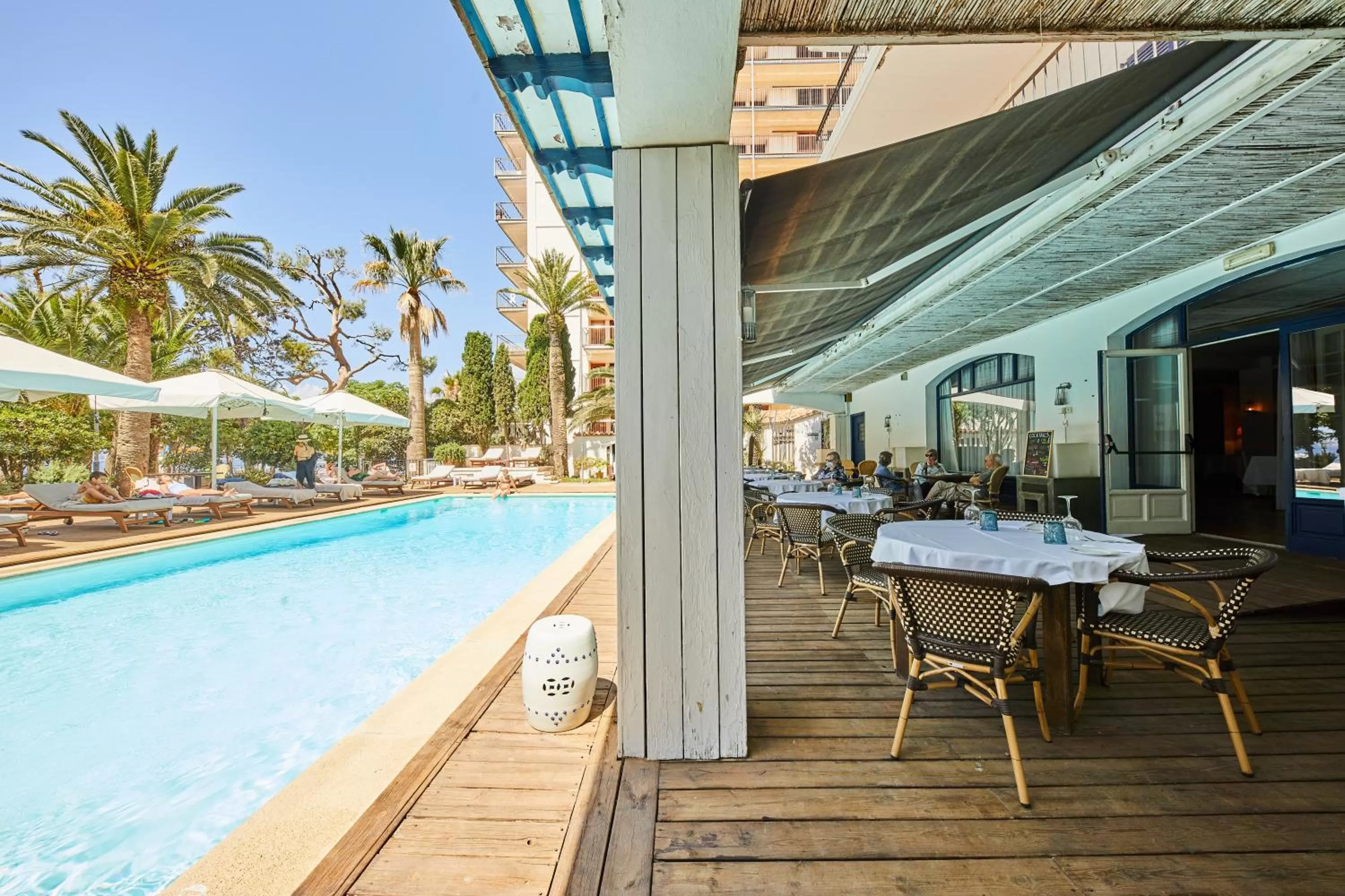 Swimming pool in Hotel Trias