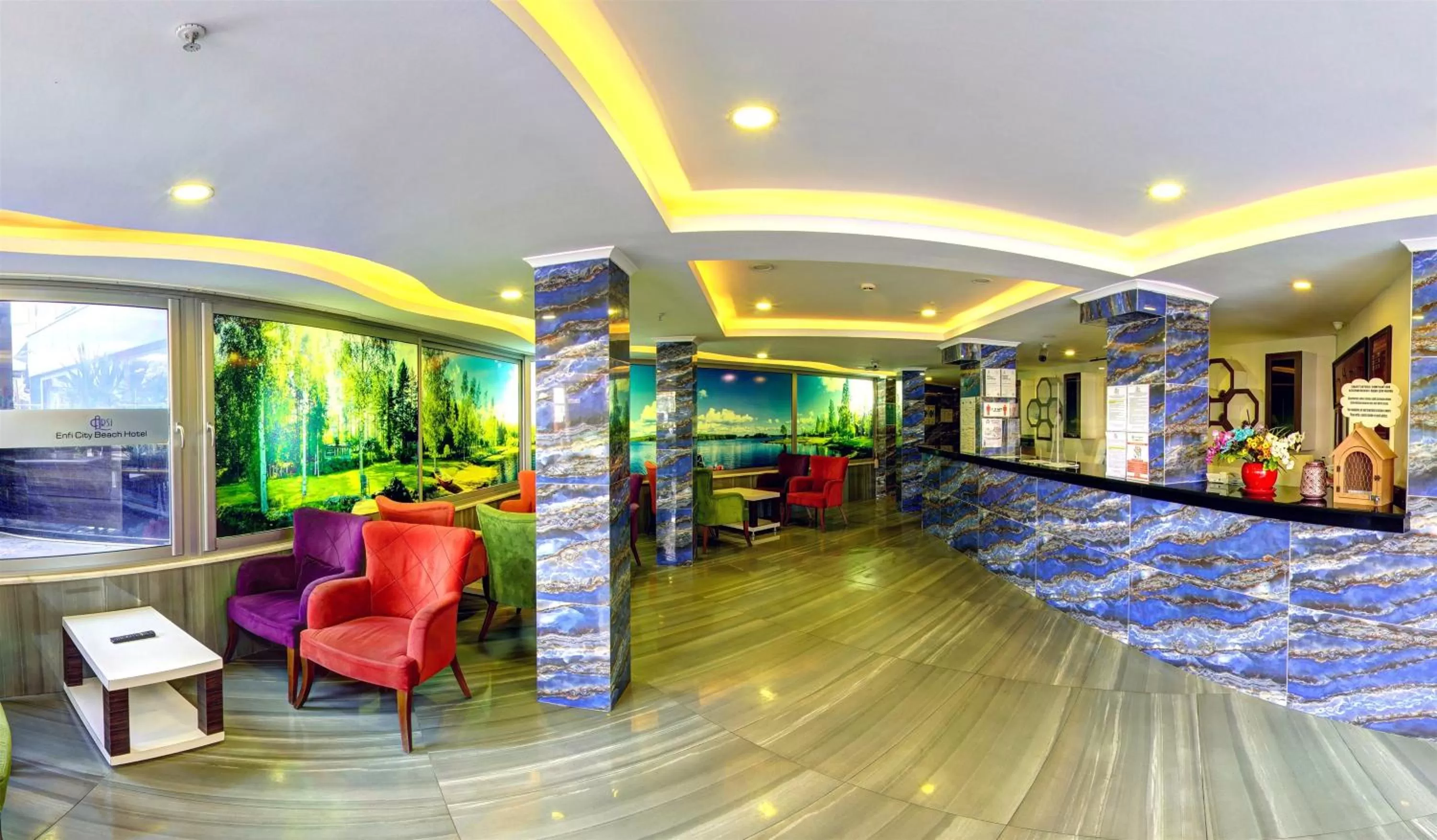 Lobby or reception in Arsi Enfi City Beach Hotel