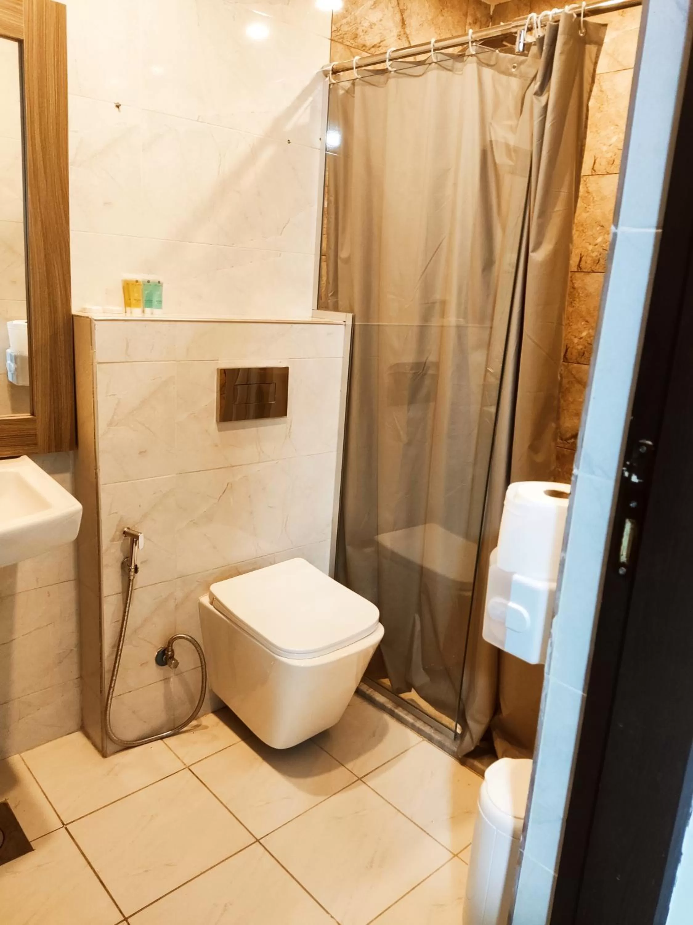 Shower in Golden Plaza Hotel