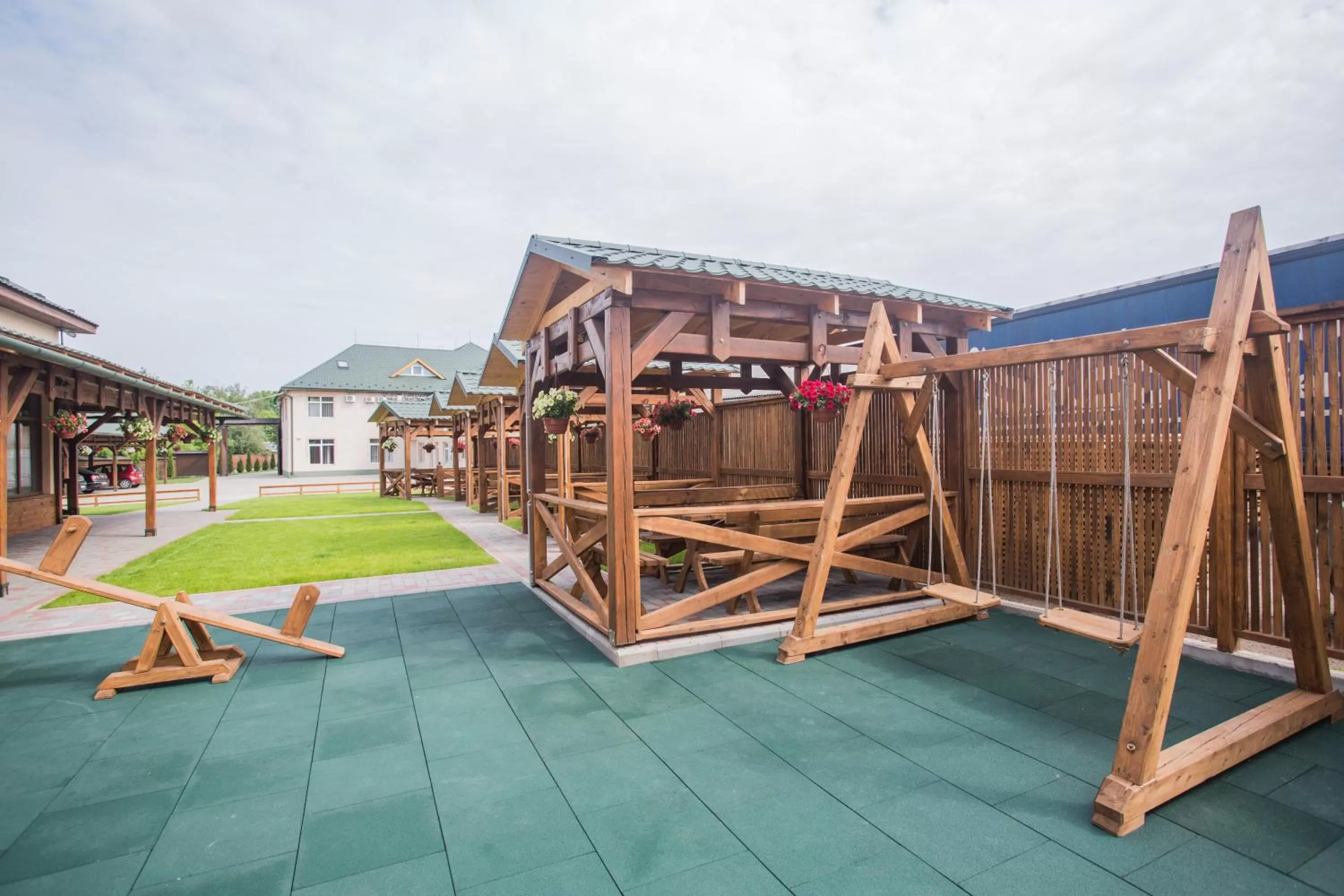 Children play ground in Praktik Hotel & Restaurant