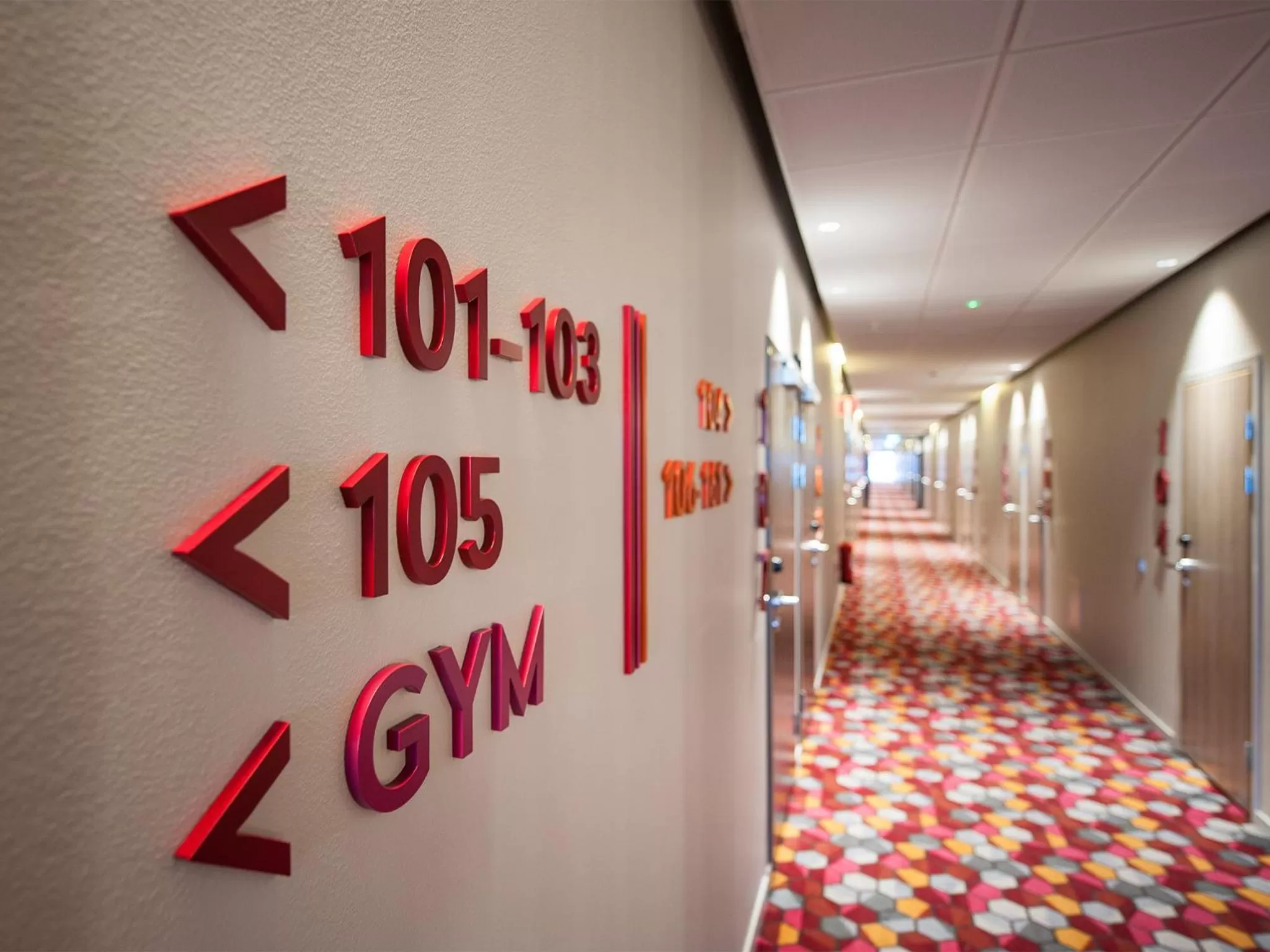 Decorative detail in Motel L Hammarby Sjöstad