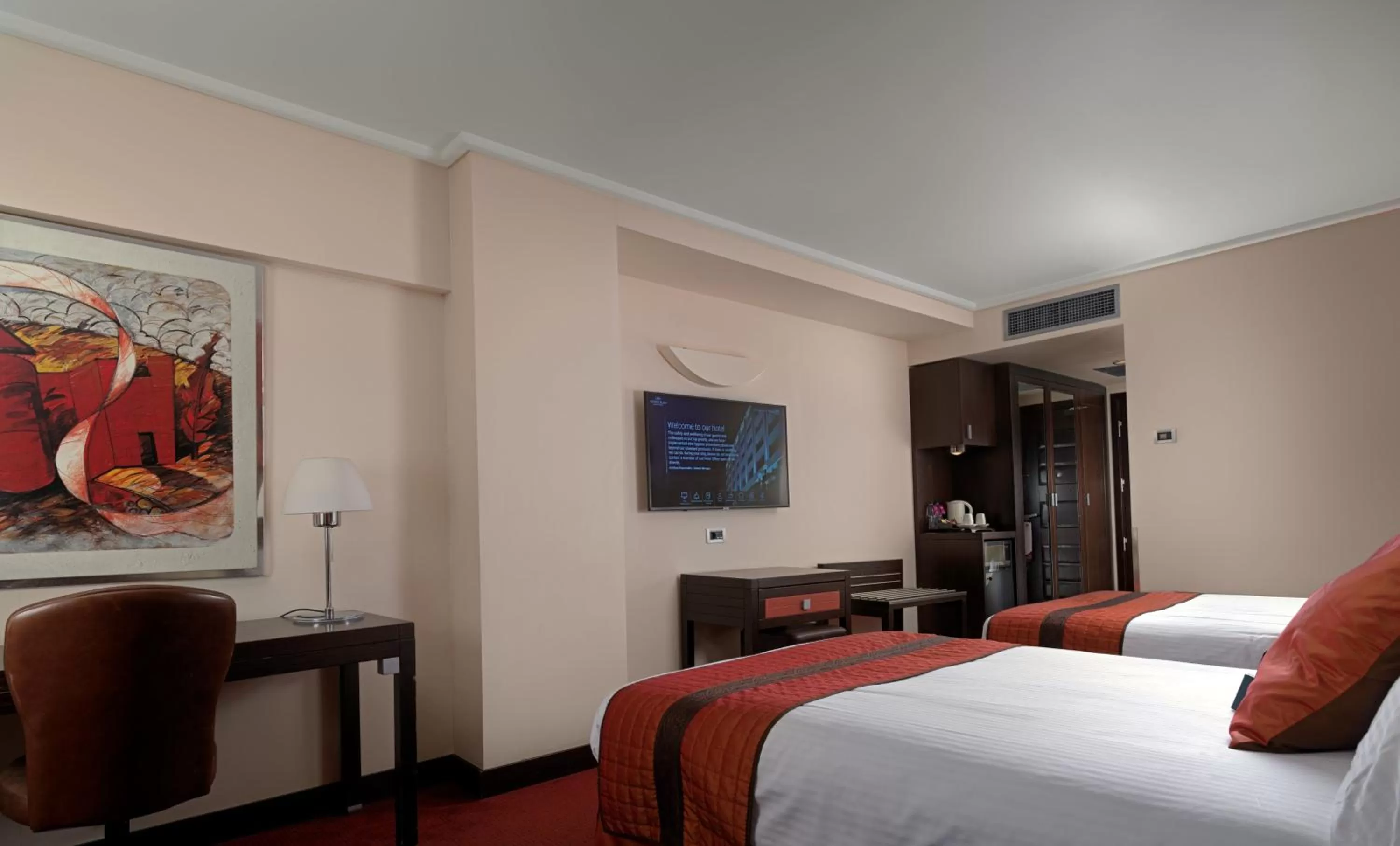 Photo of the whole room, Bed in Crowne Plaza Athens City Centre by IHG