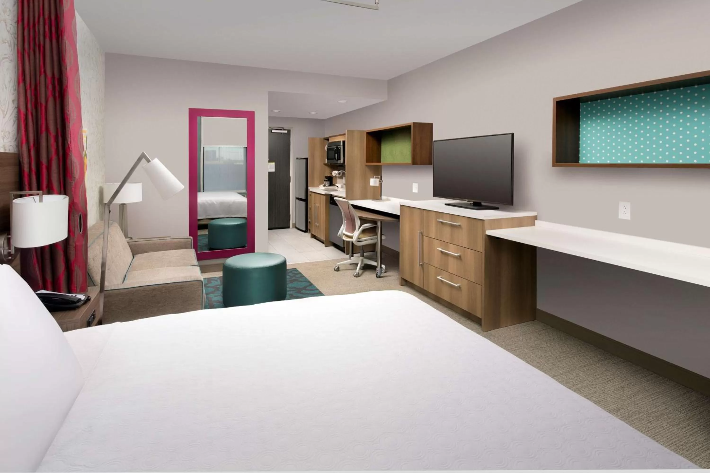 Bedroom, Bed in Home2 Suites By Hilton Murfreesboro