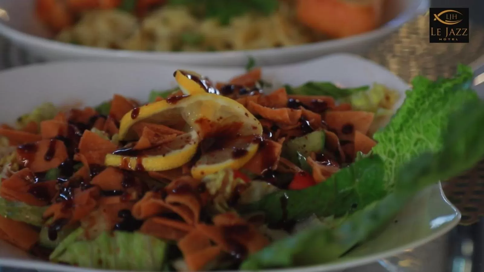 Food in Le Jazz Hotel