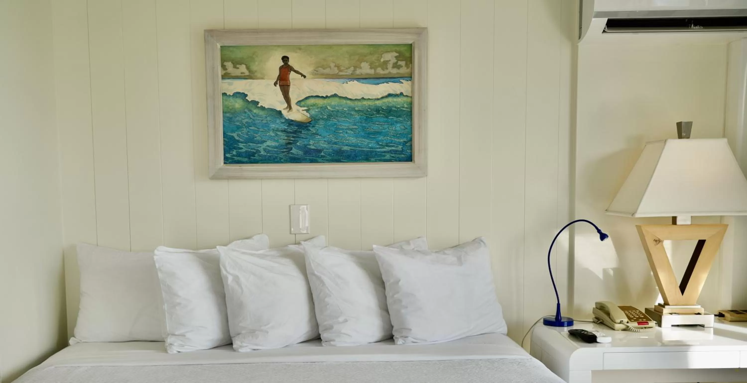 Bed in Hotel La Croix