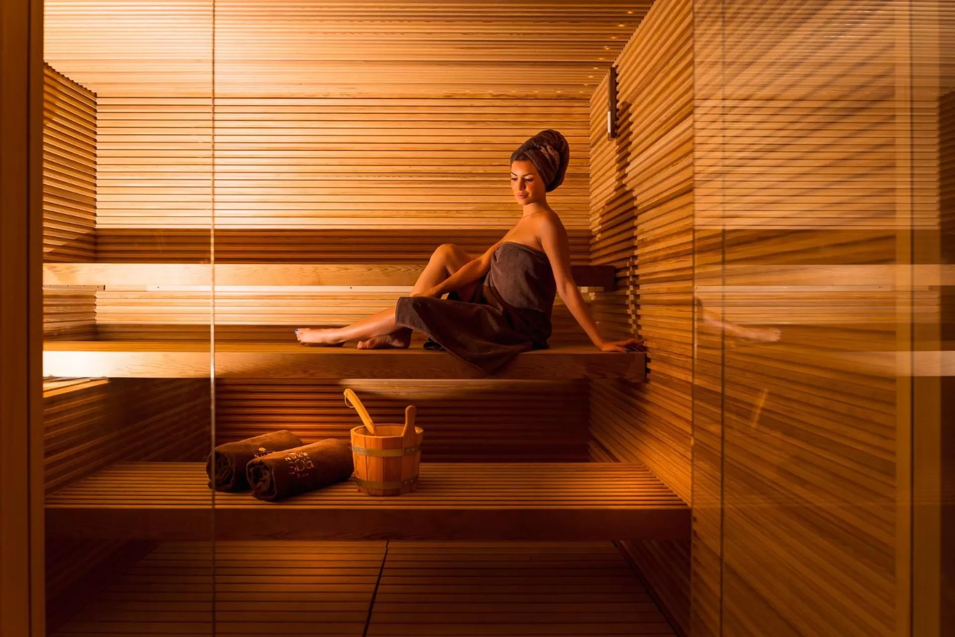 Sauna in Habita79 Hotel Pompeii - MGallery Collection