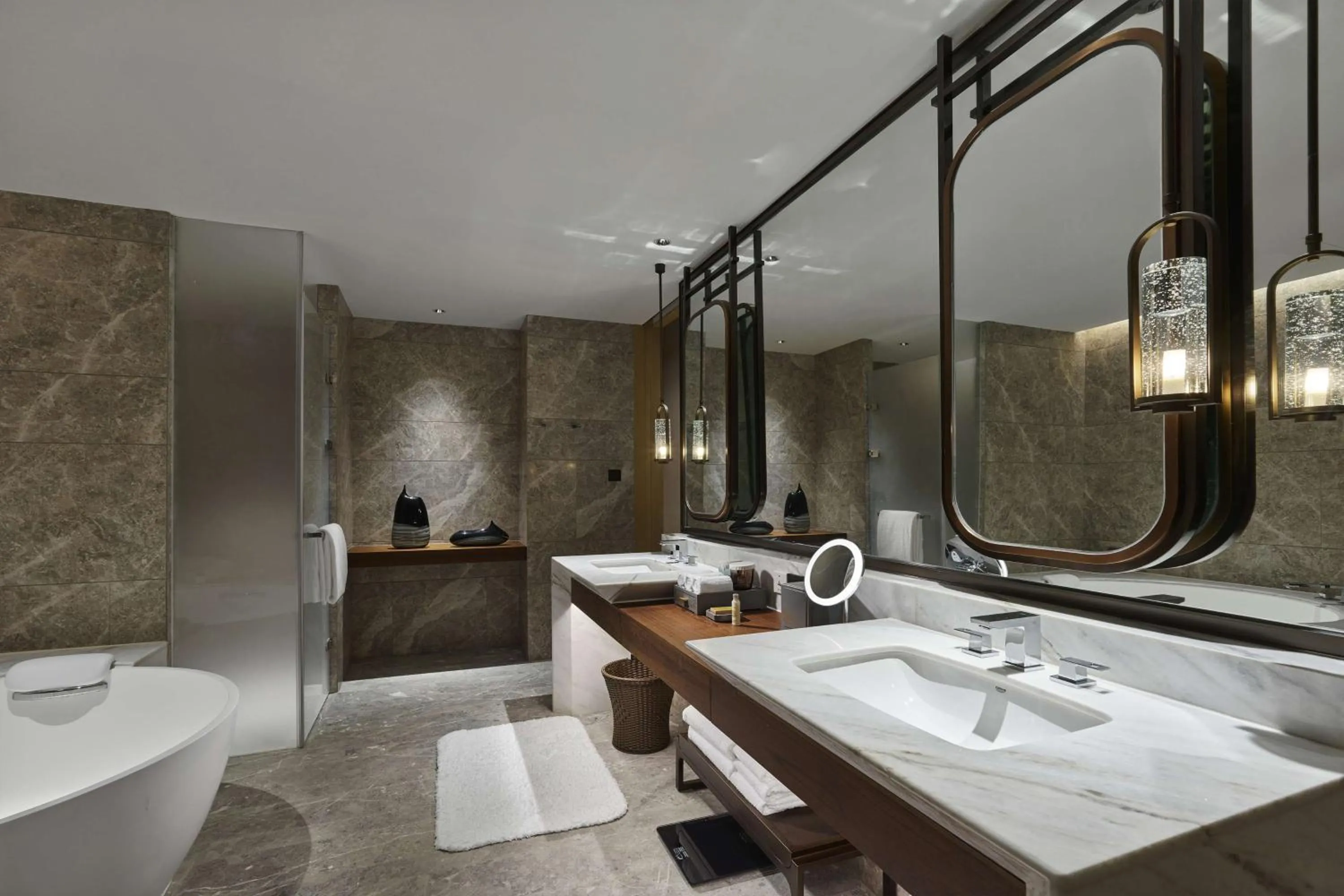 Bathroom in Hilton Suzhou Yinshan Lake