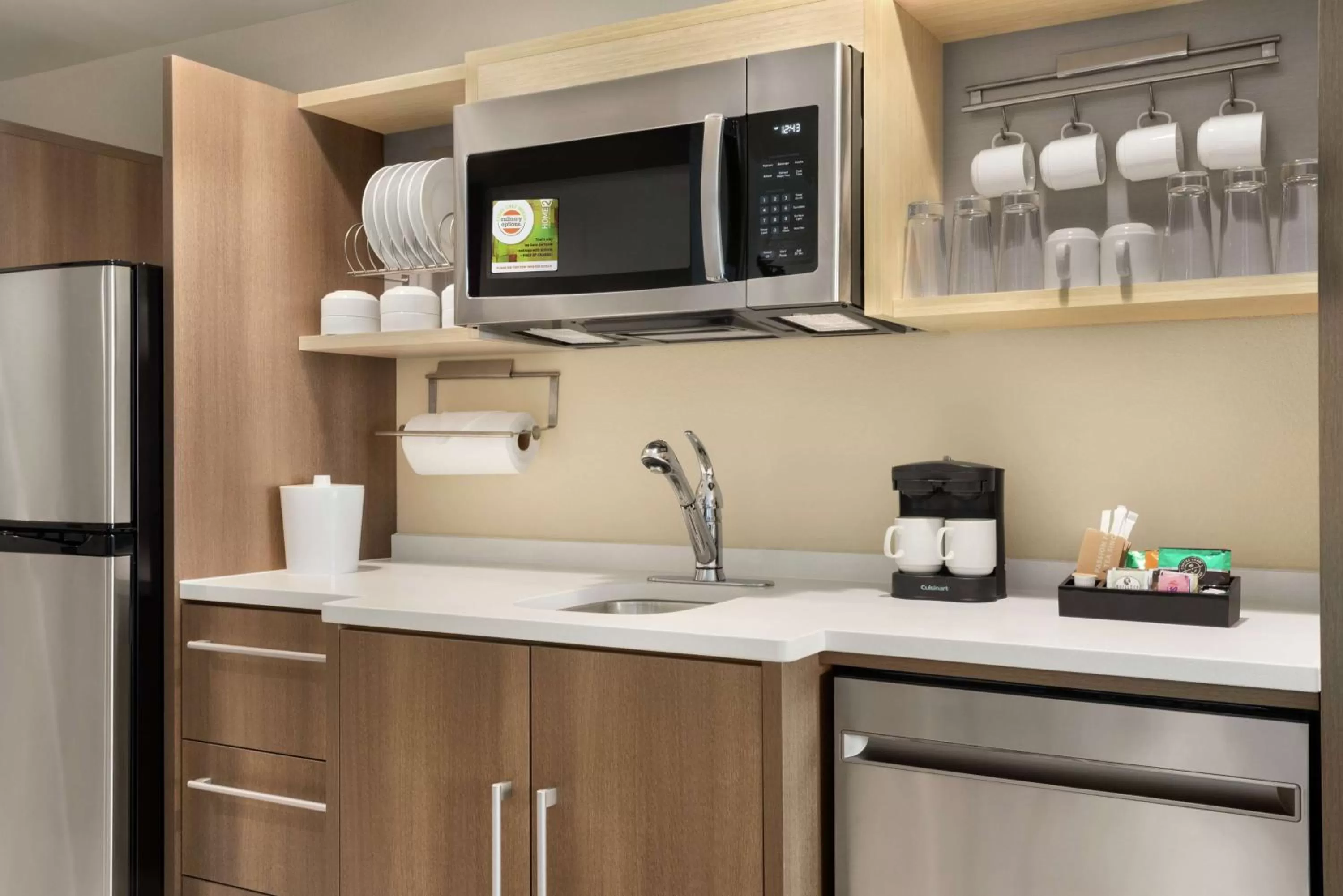 Kitchen or kitchenette in Home2 Suites By Hilton Overland Park, Ks
