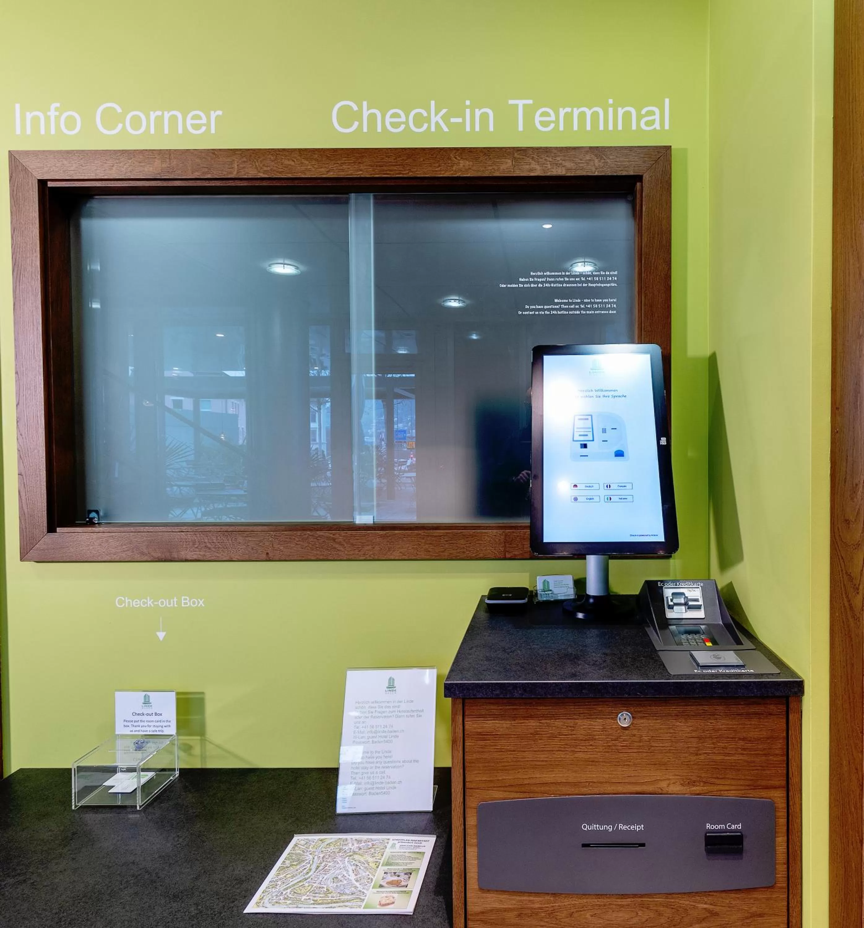 Lobby or reception in Hotel Linde - 24h Self Check-in