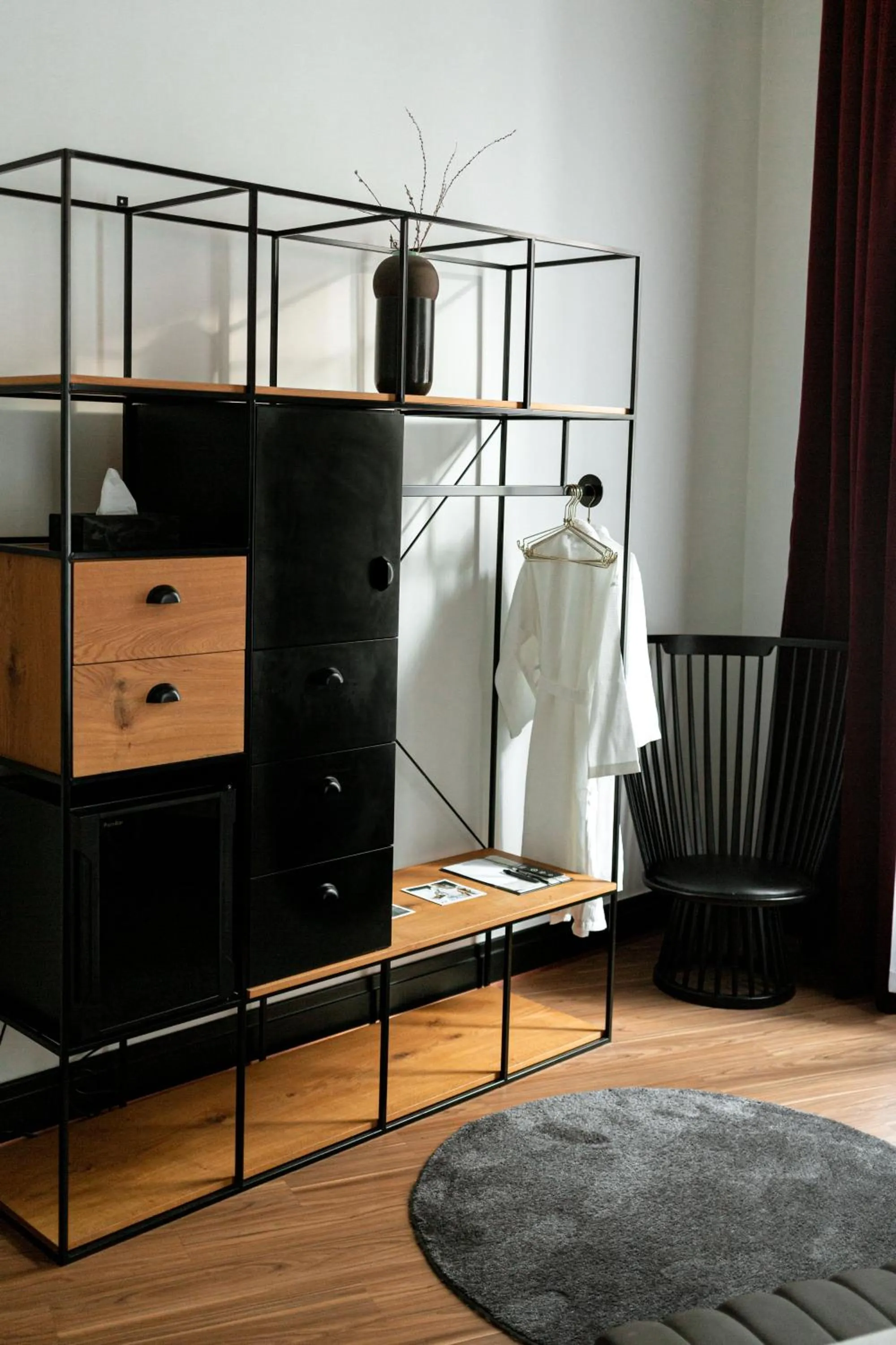 wardrobe in Hotel Rum Budapest