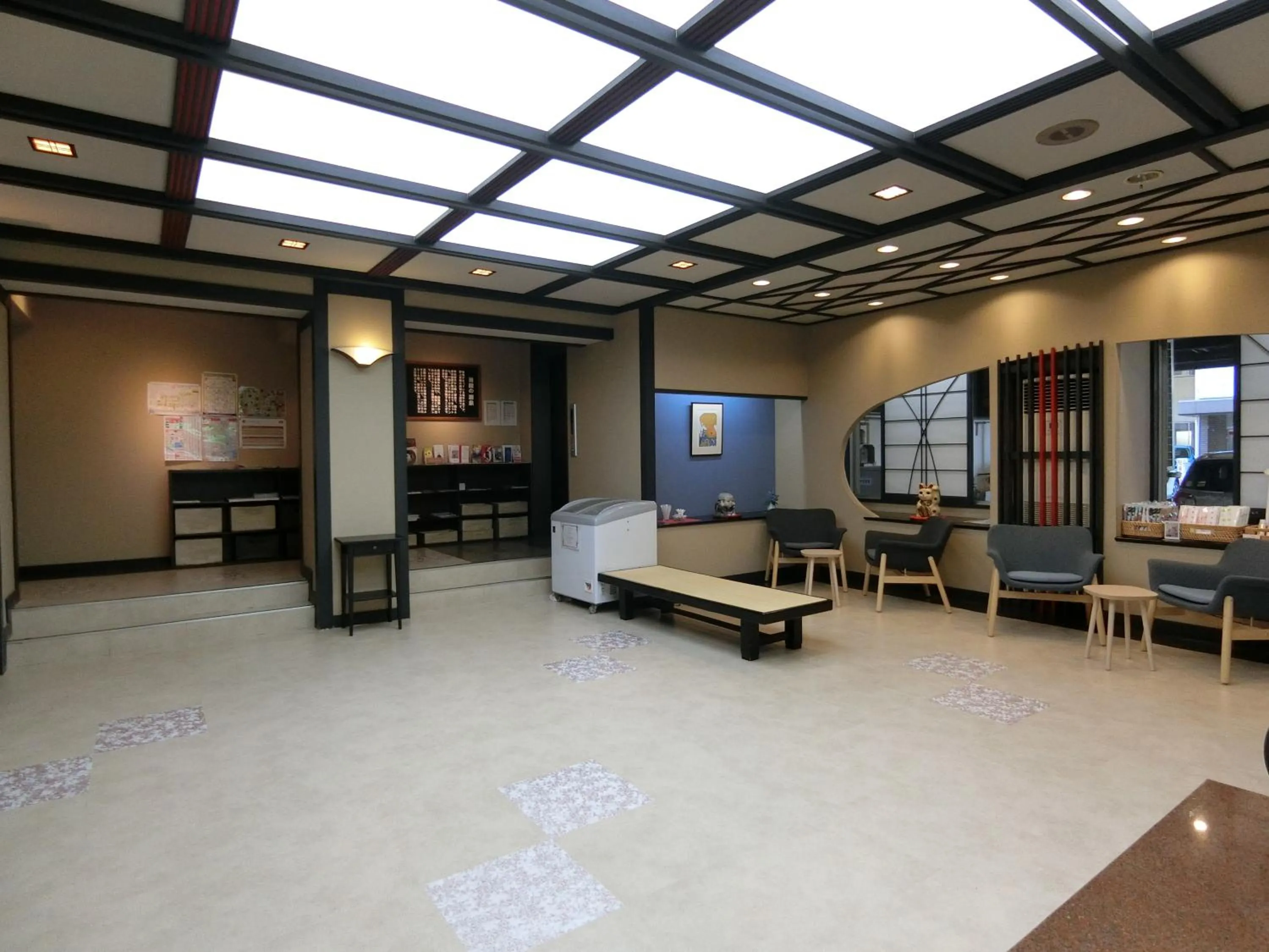 Lobby or reception in Nogami Honkan