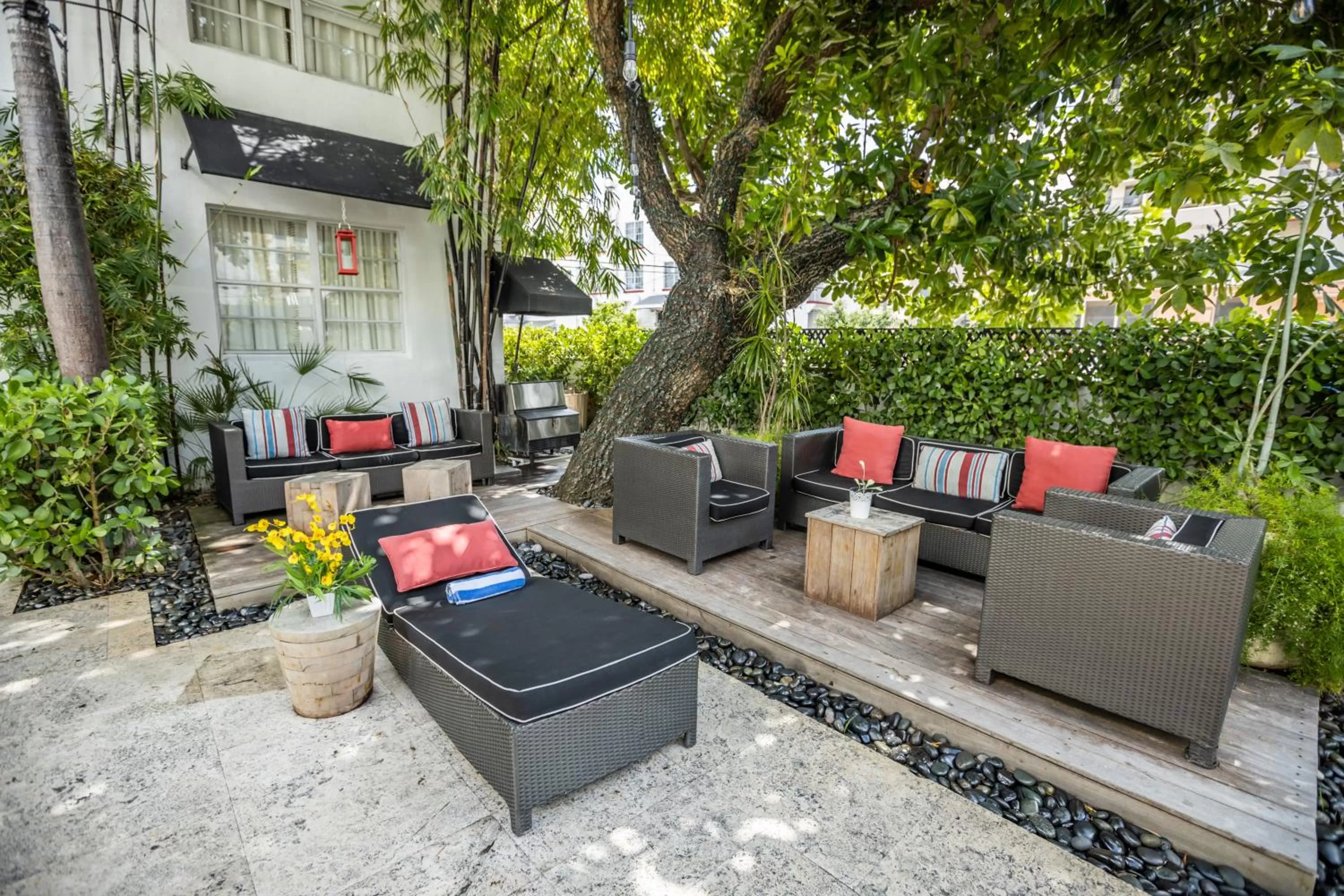 Patio in Metropole Suites South Beach