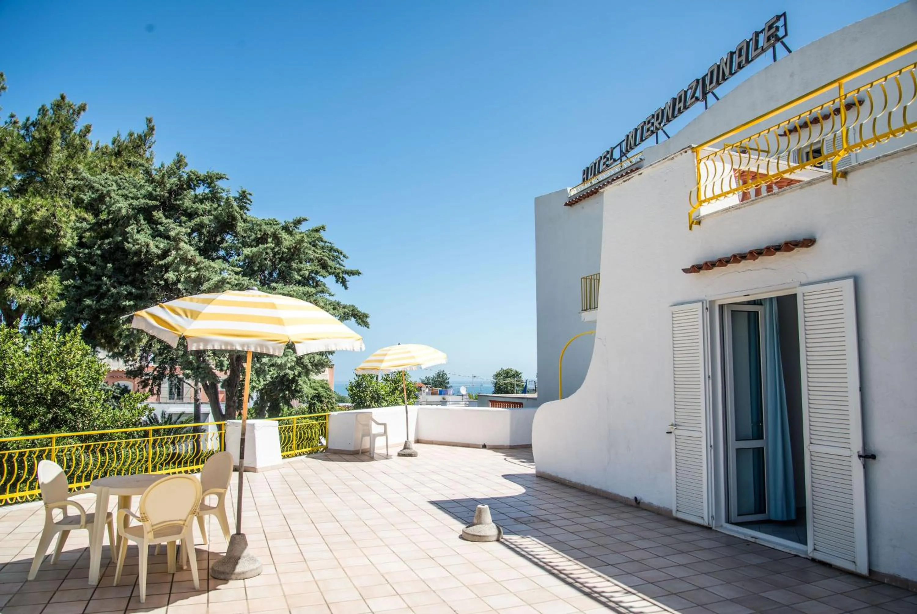 Balcony/Terrace in Hotel Internazionale