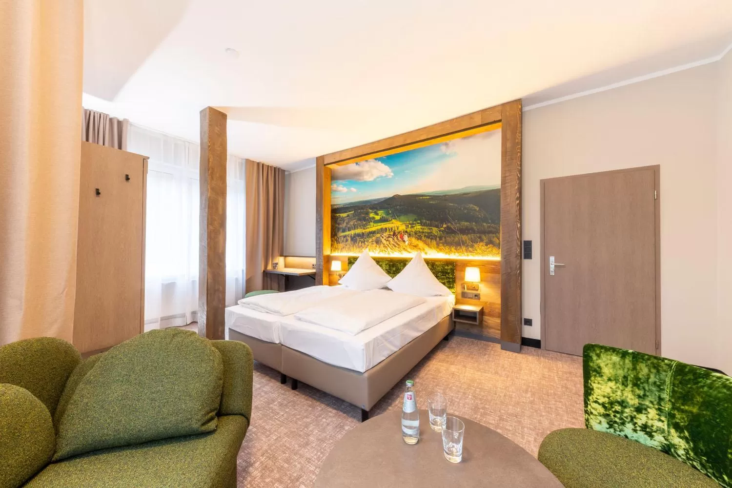 Photo of the whole room, Bed in Hotel Waldmühle